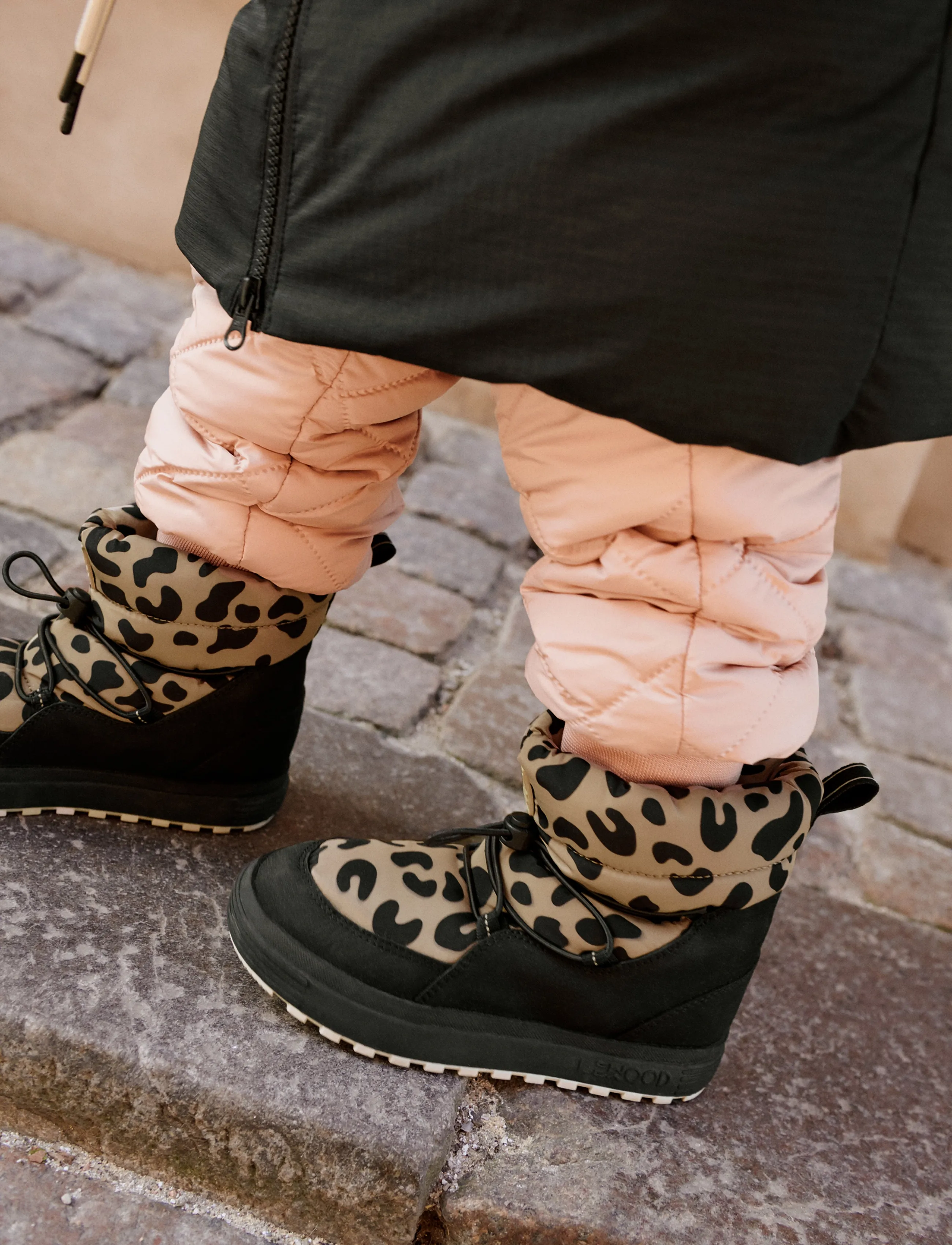 Liewood Zoey Snowboot, Kinder, Leopardenmuster Snowboots, Braun, Gr.27