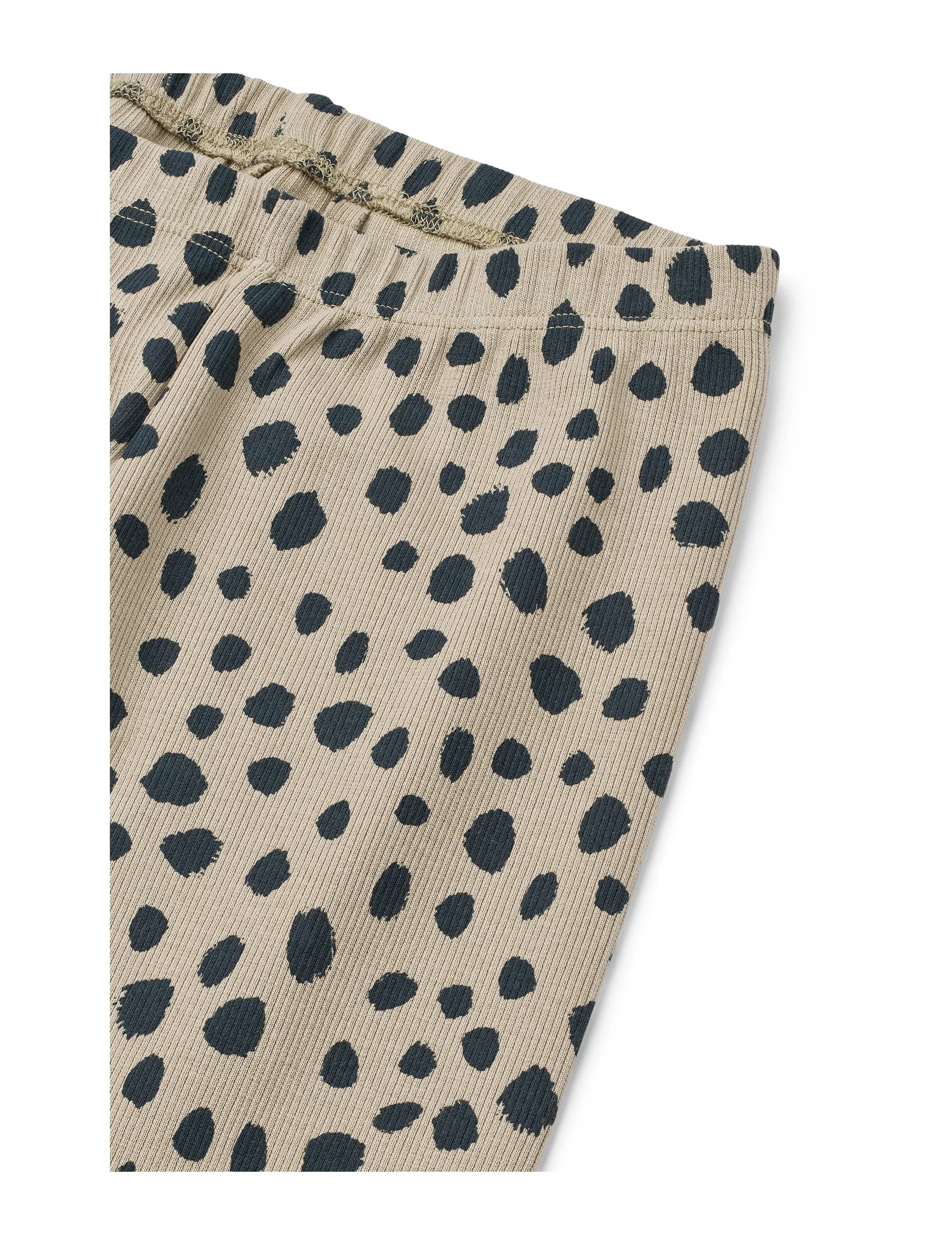 Liewood - Marien Printed Rib Leggings - leo spots / mist - 1