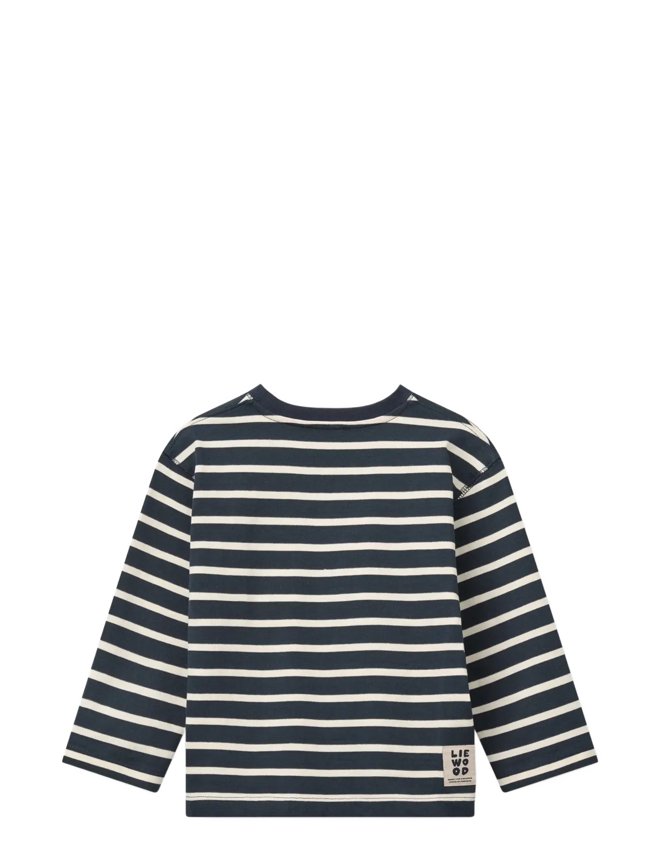 Liewood - Tyler Stripe LS T-shirt - pikkade varrukatega - y/d stripe classic navy / creme de la creme - 2