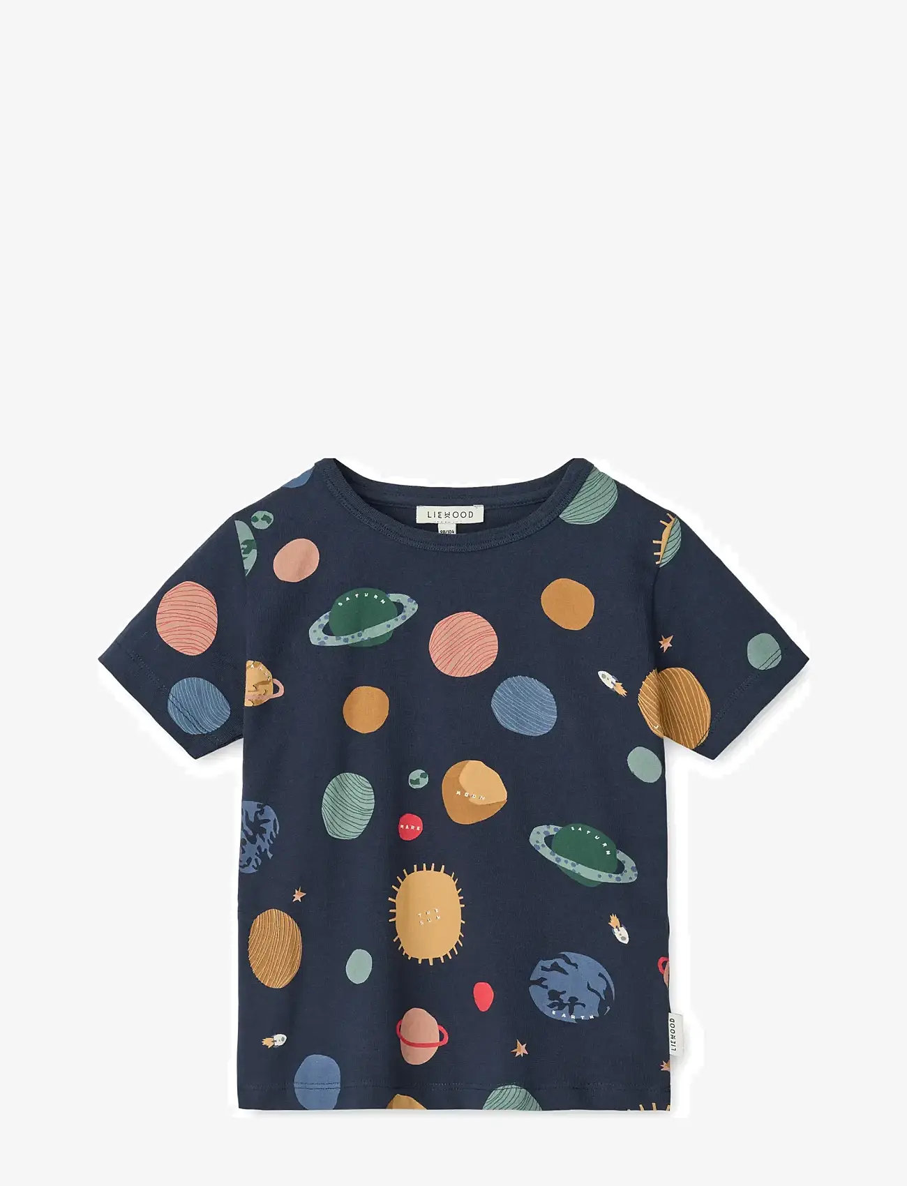 Liewood - Apia Printed Shortsleeve T-shirt - kurzärmelige - universe / classic navy - 0