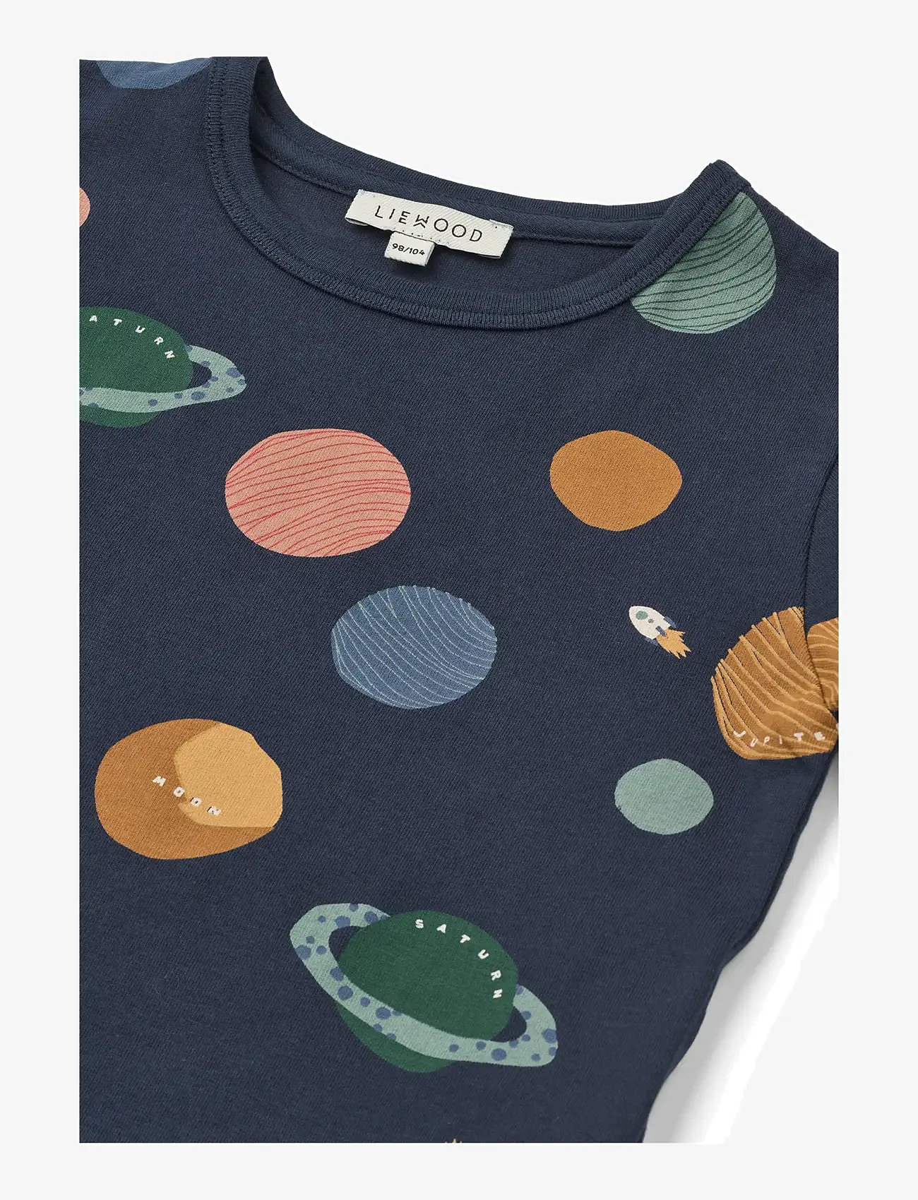 Liewood - Apia Printed Shortsleeve T-shirt - kurzärmelige - universe / classic navy - 2