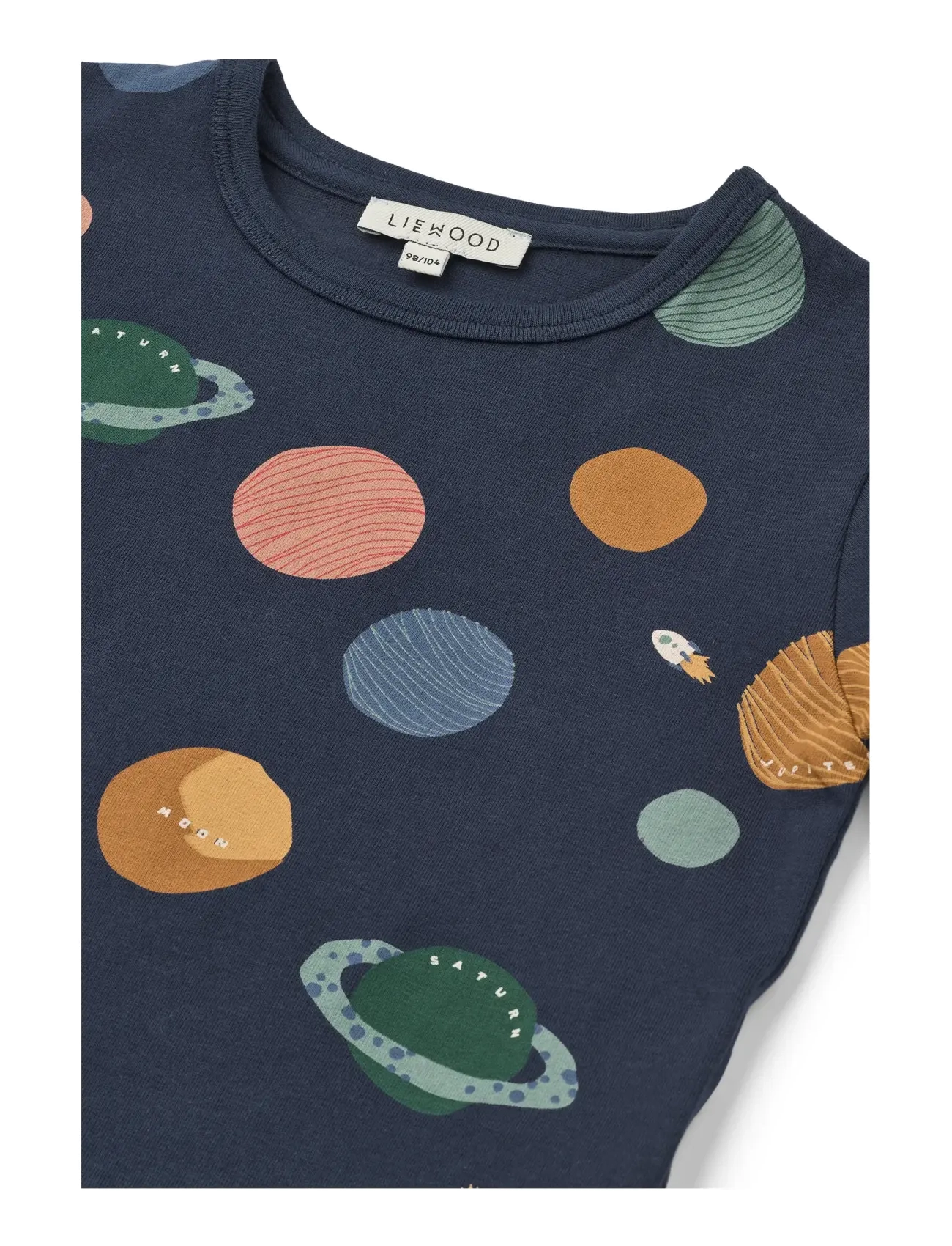 Liewood - Apia Printed Shortsleeve T-shirt - universe / classic navy - 2