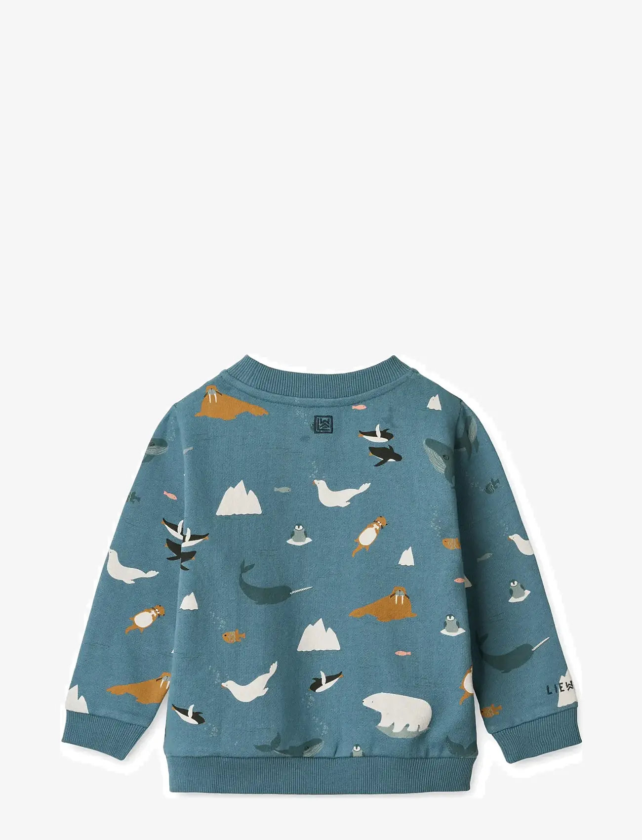 Liewood - Thora Printed Sweatshirt - dressipluusid ja kapuutsiga dressipluusid - arctic sea /  ocean view - 1