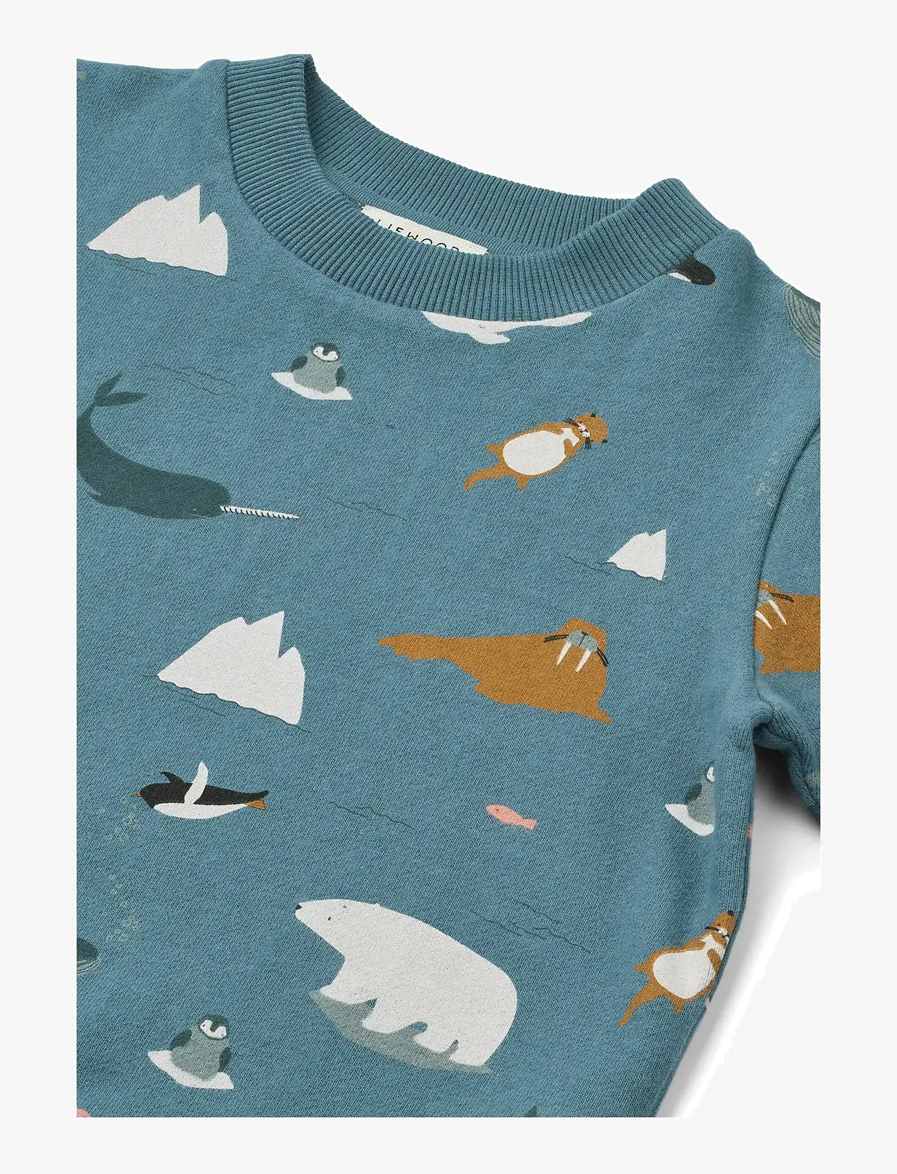 Liewood - Thora Printed Sweatshirt - dressipluusid ja kapuutsiga dressipluusid - arctic sea /  ocean view - 2