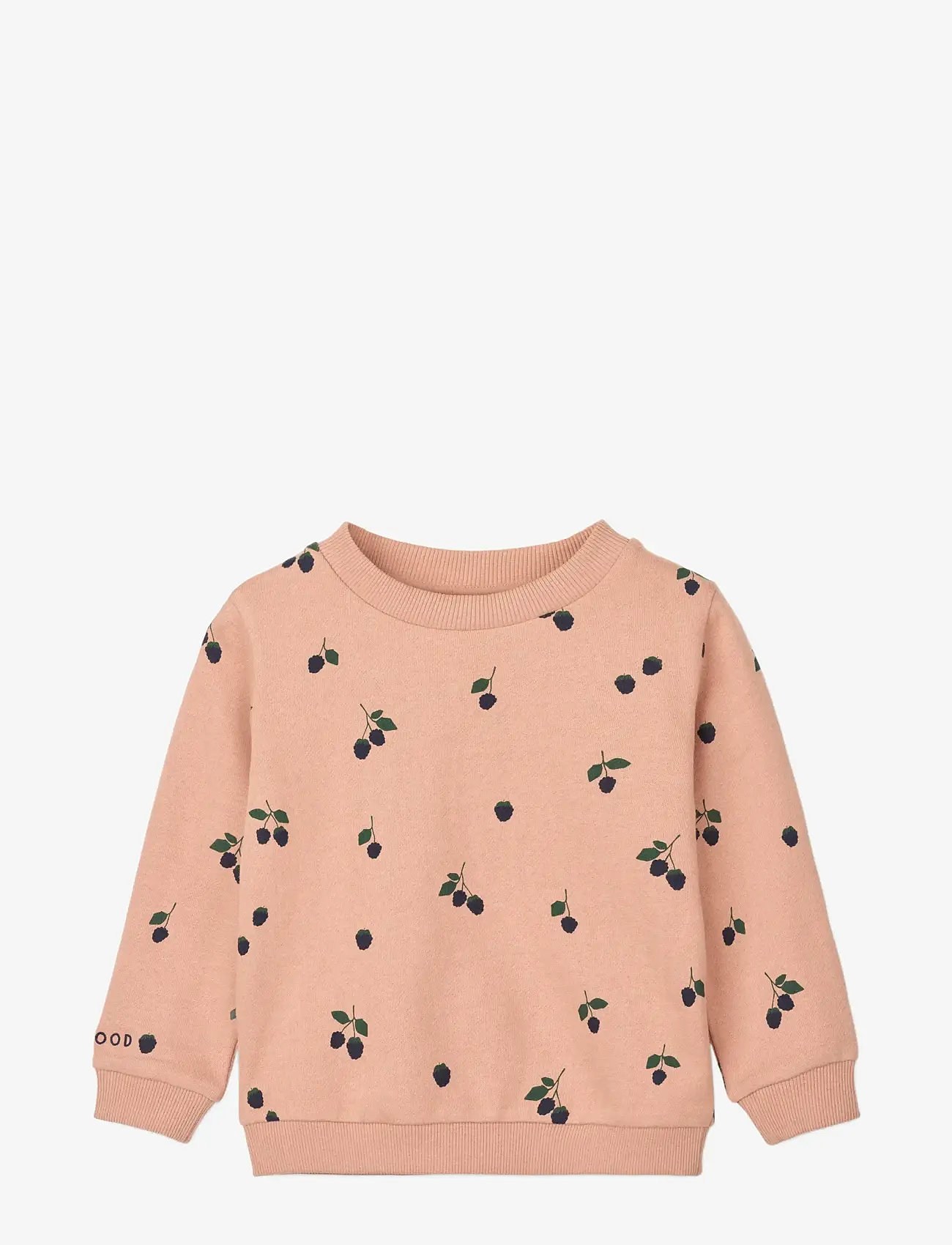 Liewood - Thora Printed Sweatshirt - efterårstøj - berry / pale tuscany - 0