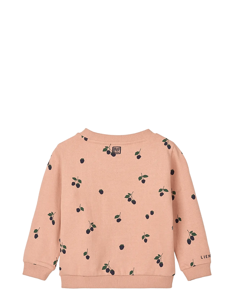 Liewood - Thora Printed Sweatshirt - sweatshirts - berry / pale tuscany - 1