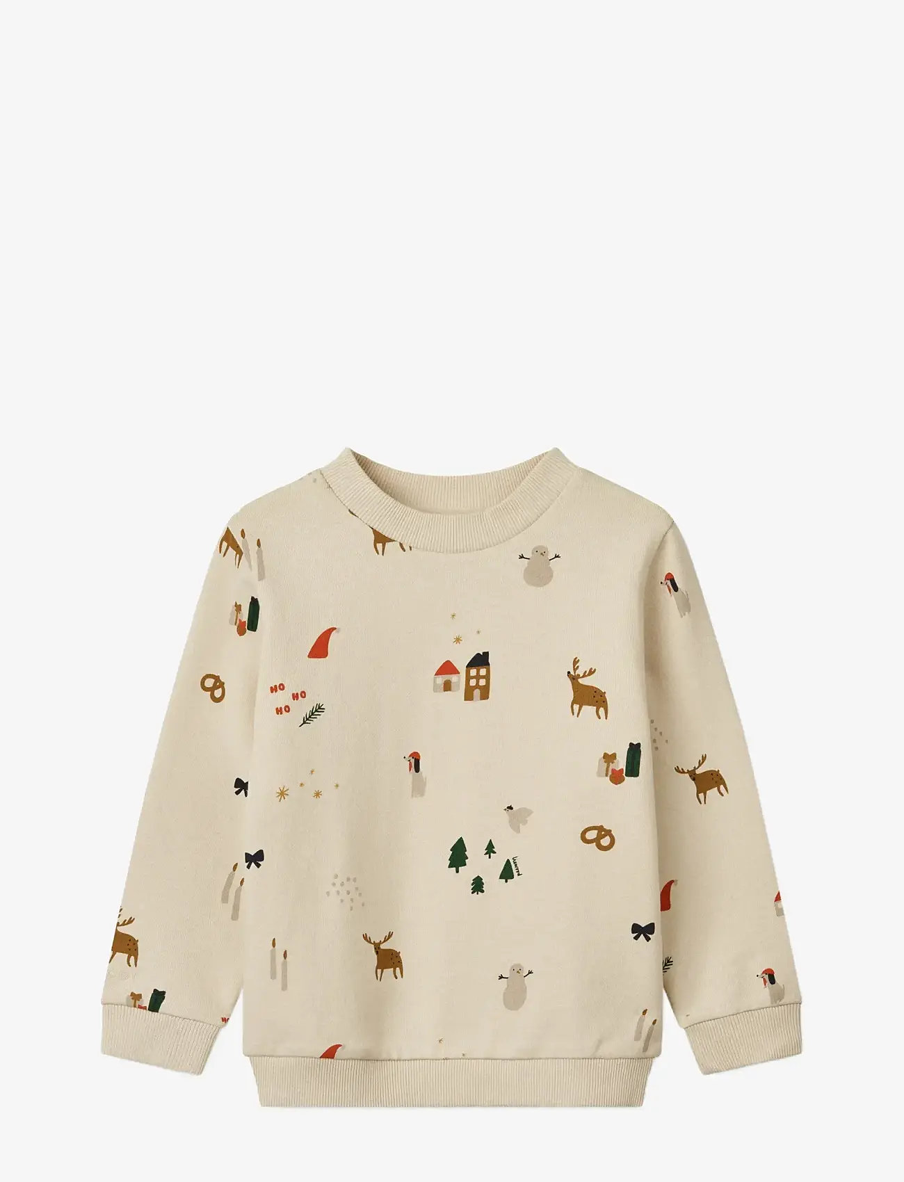 Liewood - Thora Printed Sweatshirt - sweatshirts - holiday / sandy - 0
