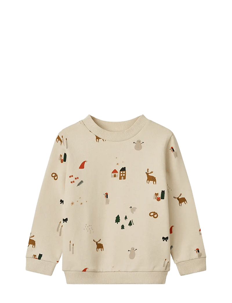 Liewood - Thora Printed Sweatshirt - sweatshirts - holiday / sandy - 0