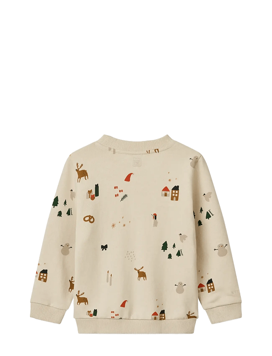 Liewood - Thora Printed Sweatshirt - sweatshirts - holiday / sandy - 1
