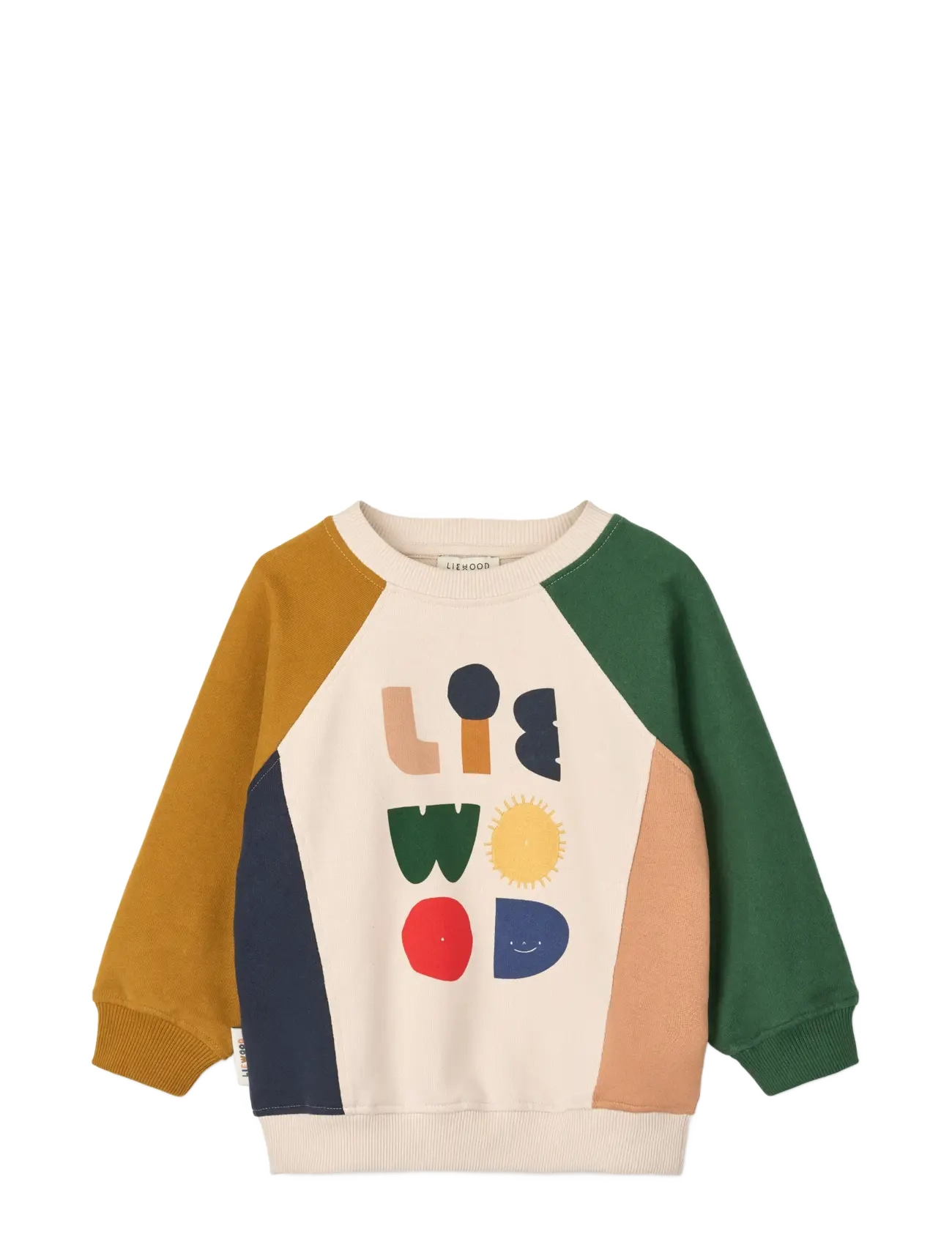 LIEWOOD Aude Placement Sweatshirt Cream - 134/140 - Kinder