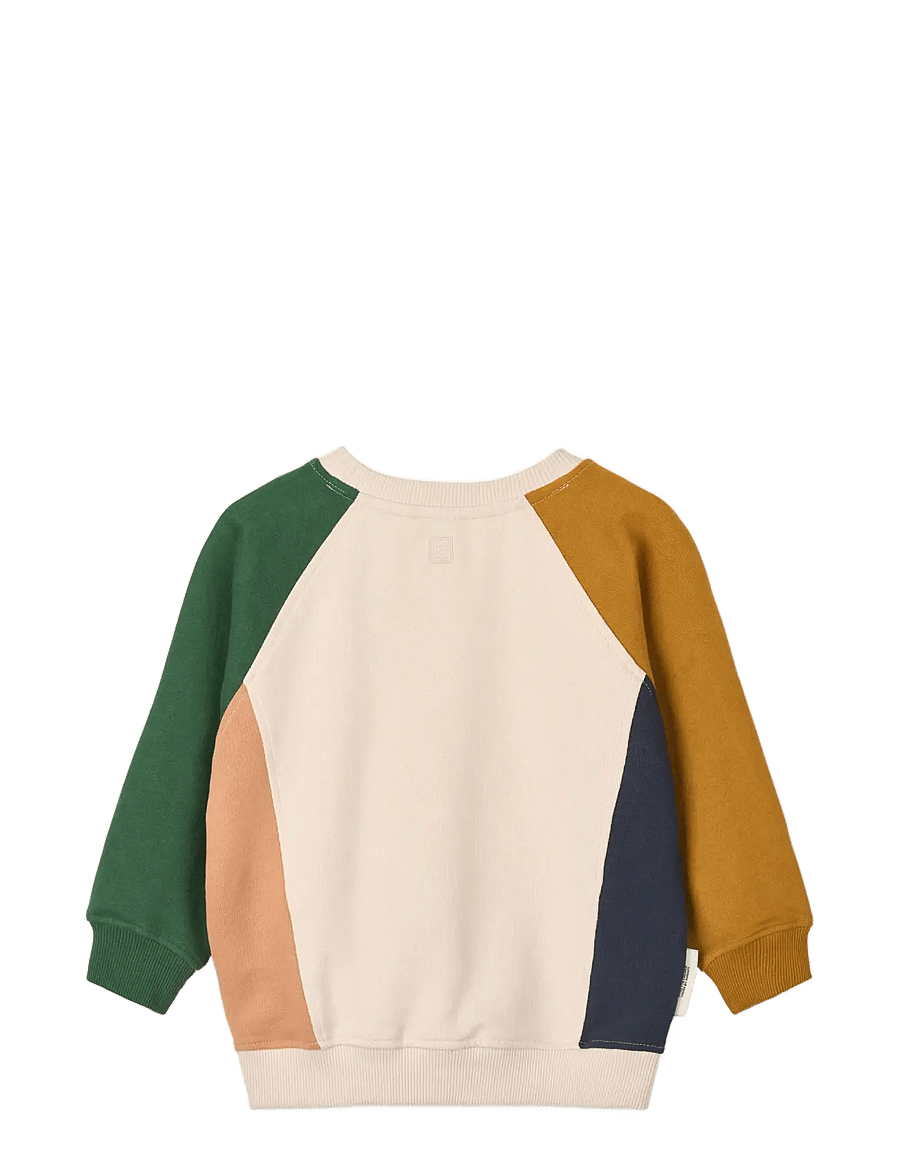 Liewood - Aude Placement Sweatshirt - dressipluusid ja kapuutsiga dressipluusid - liewood characters / golden caramel multi mix - 1