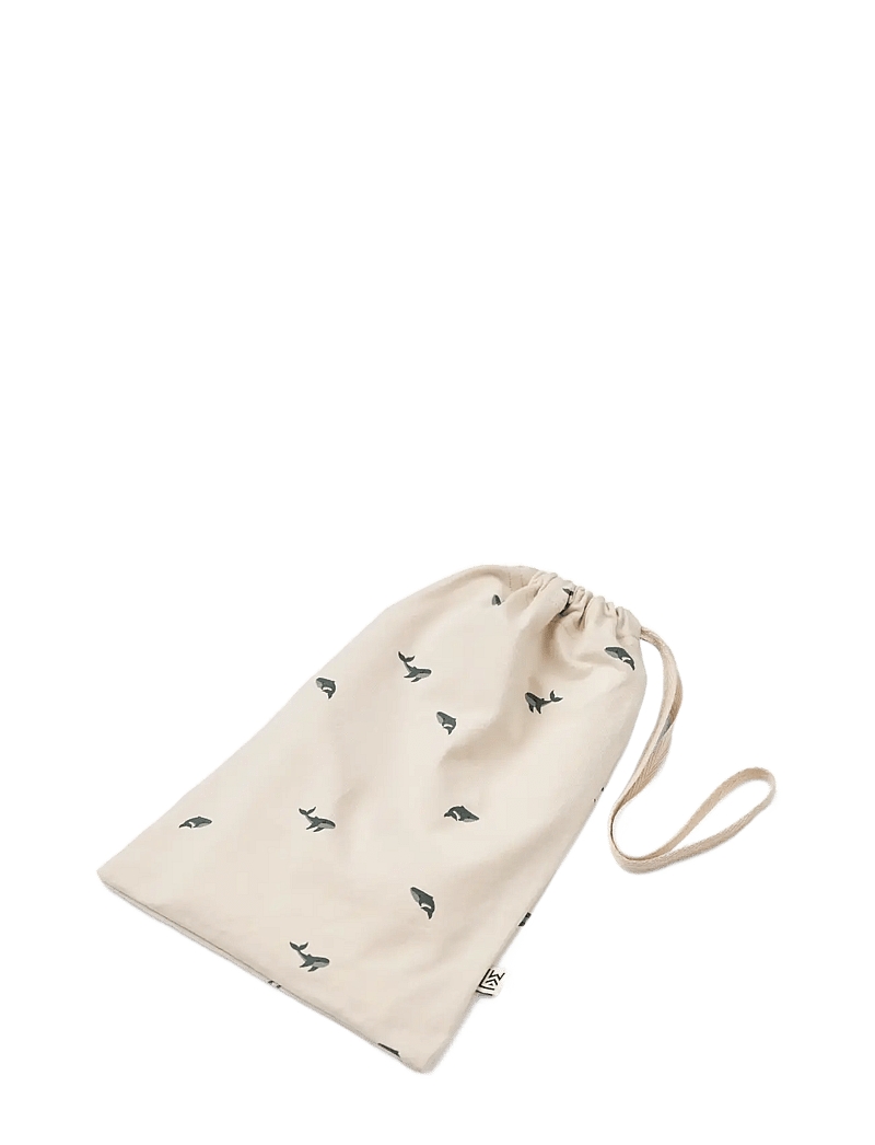 Liewood - Birk printed pyjamas jumpsuit - magamiskombinesoonid - mini whale / sandy - 1