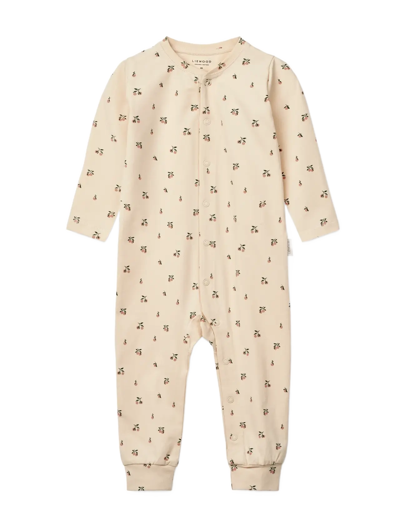 Liewood Birk printed pyjamas jumpsuit - Liewood - PEACH MINI / SEA SHELL / cream