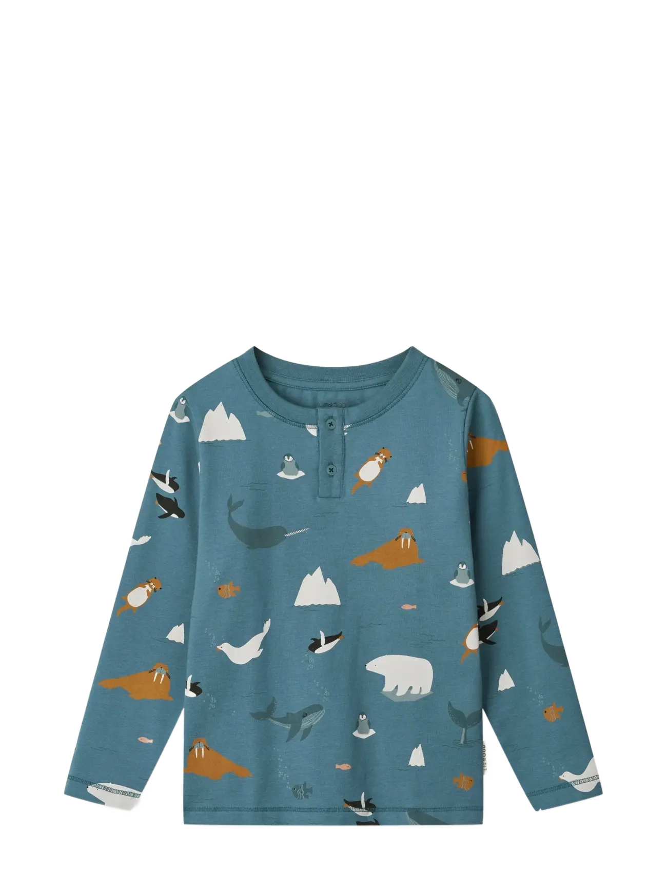 Liewood - Wilhelm printed pyjamas set - sets - arctic sea /  ocean view - 1