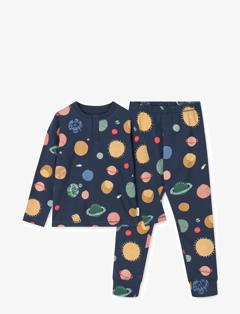 Liewood - Wilhelm printed pyjamas set - pyjama-sets - universe / classic navy - 0