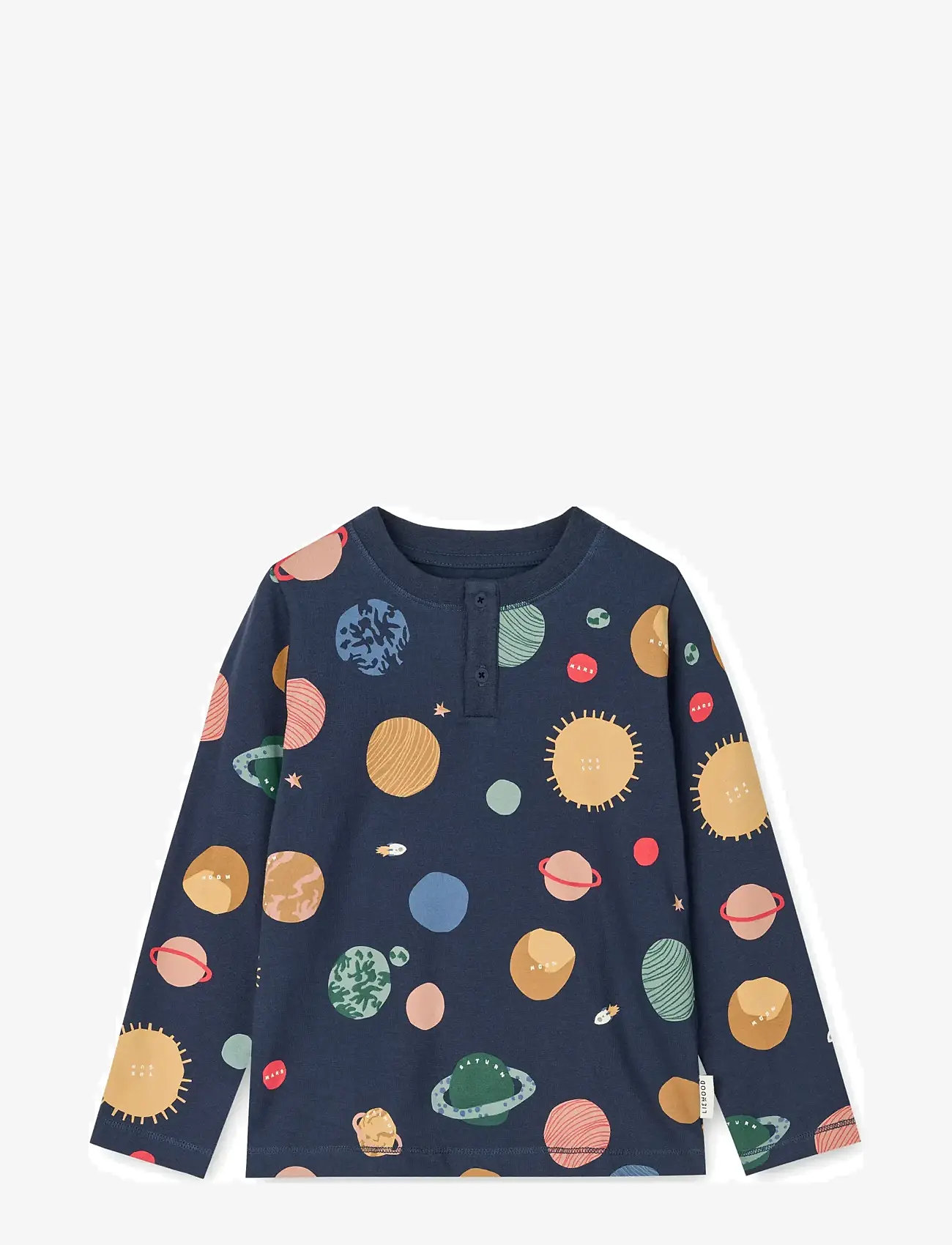 Liewood - Wilhelm printed pyjamas set - sets - universe / classic navy - 1