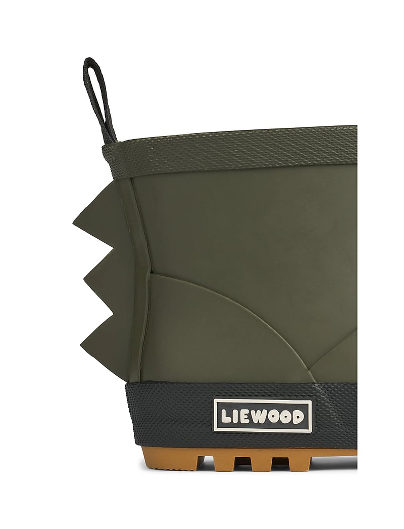 Liewood - Jesse Dino Thermo Rainboot - gefütterte gummistiefel - army brown - 3