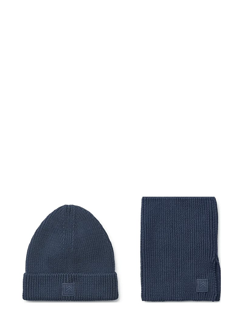 Liewood - Lina Gift Set - beanies - classic navy - 0