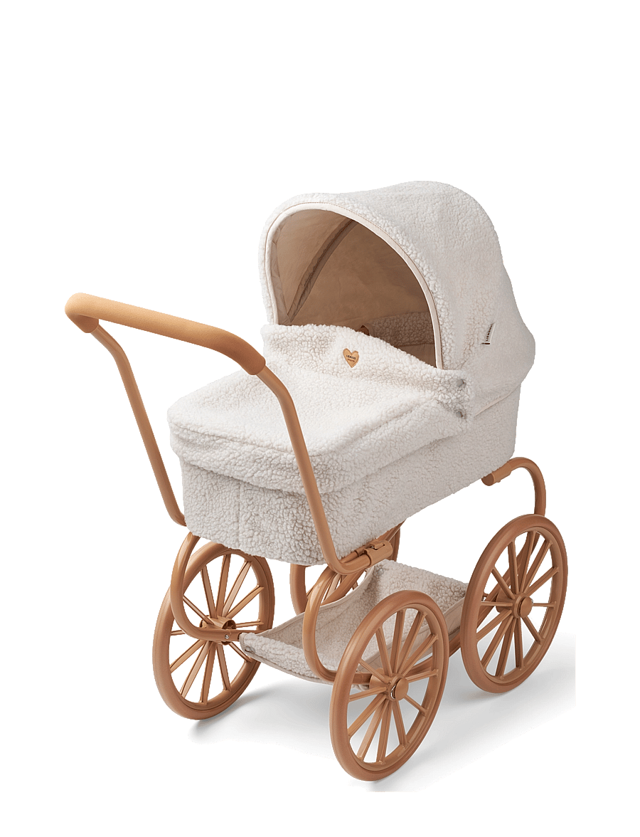 Liewood - Adaline Pile Doll Pram - dockvagnar - mini me sandy - 0