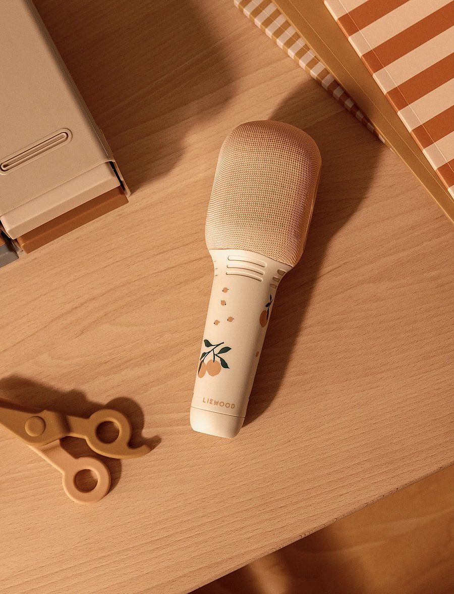 Liewood - Beinta Karaoke Microphone - elektronik & media - peach / sea shell - 0