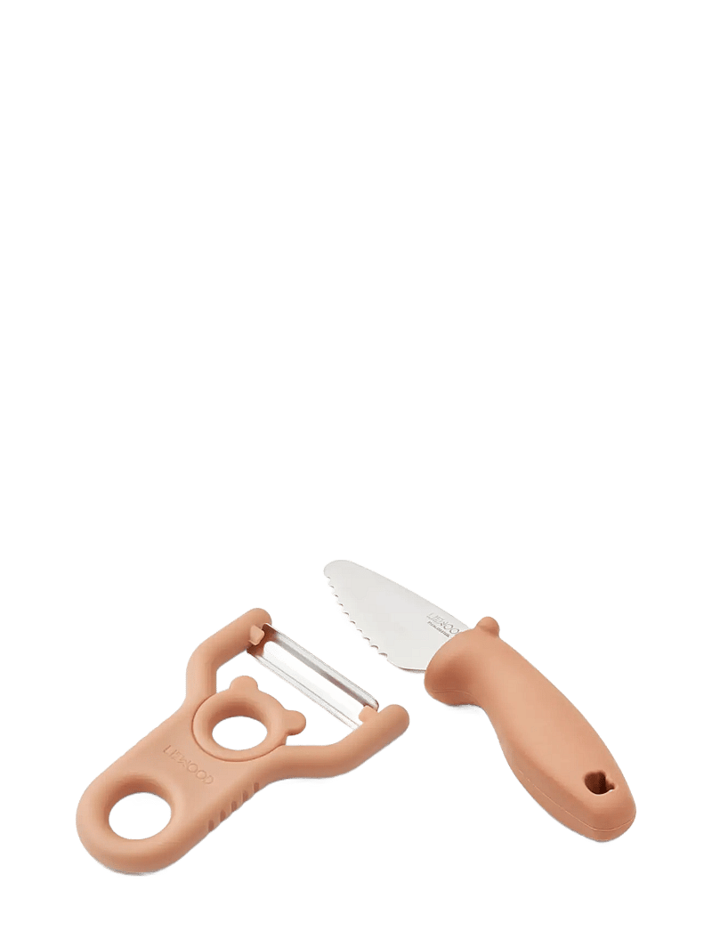 Liewood - Pertense Peeler & Knife Set - bagning - tuscany rose - 0