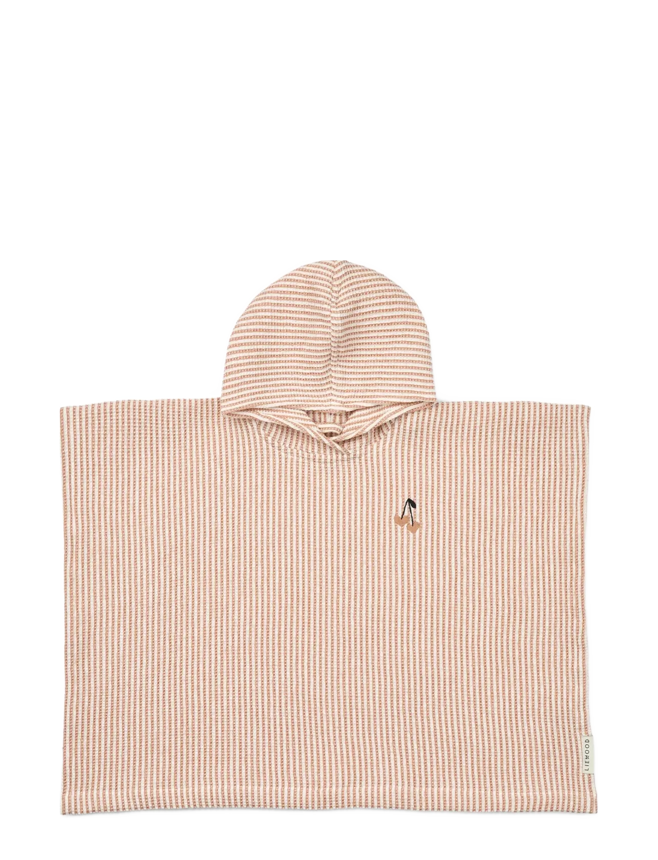 Liewood Paco Poncho Embroidery, Bath Poncho, Pink, Str: 5/6Y