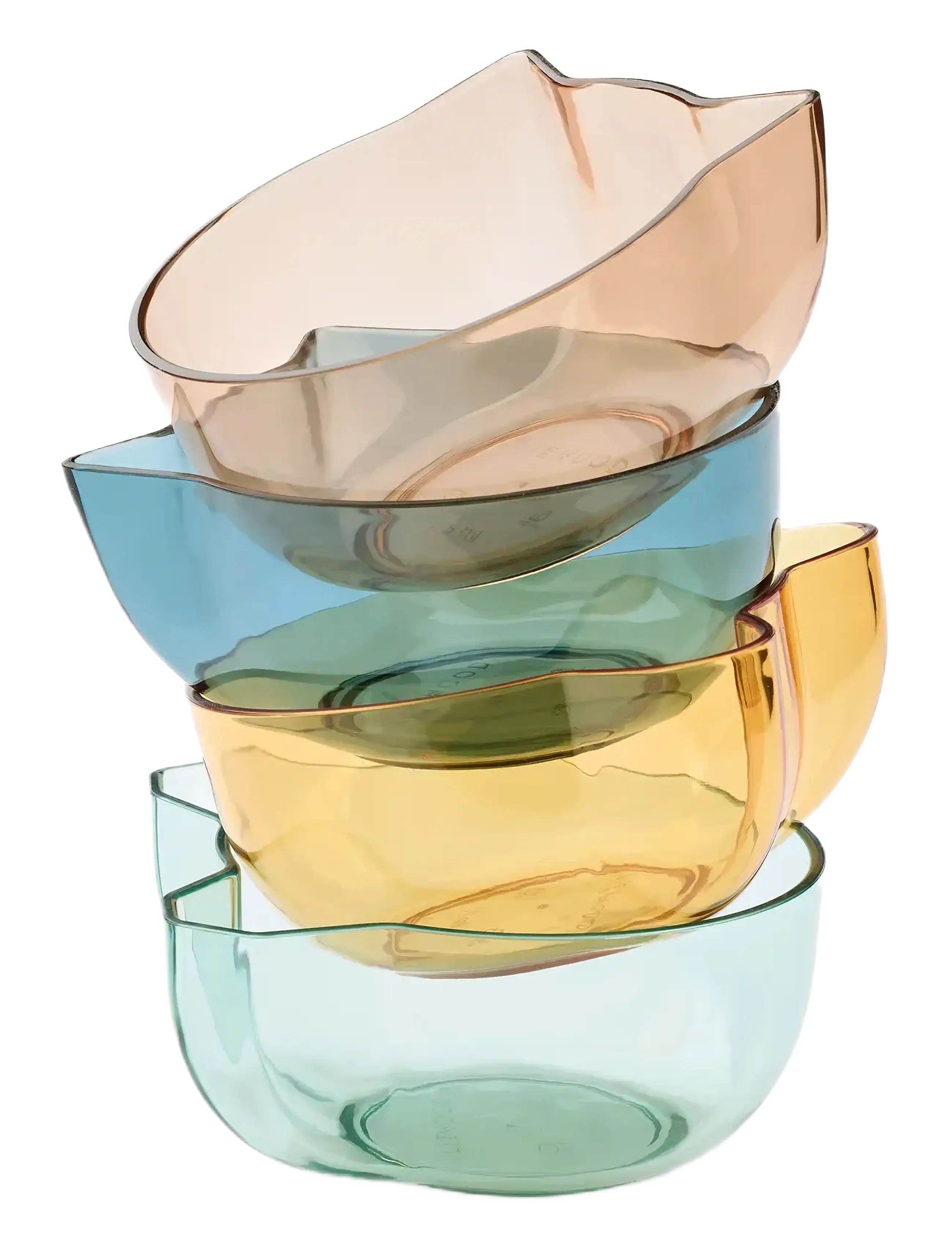 Liewood - Berno Tritan Bowl 275 ml 4-Pack - bowls - indigo multi mix - 1