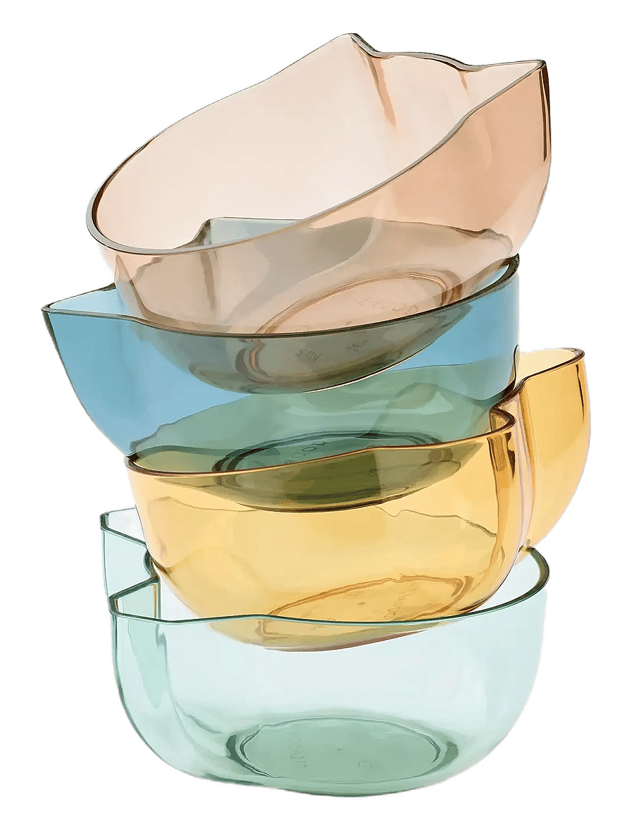Liewood - Berno Tritan Bowl 275 ml 4-Pack - bowls - indigo multi mix - 1