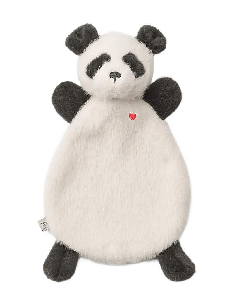Liewood - Roy Panda Cuddle Cloth - teddybären - sandy / dark grey - 0
