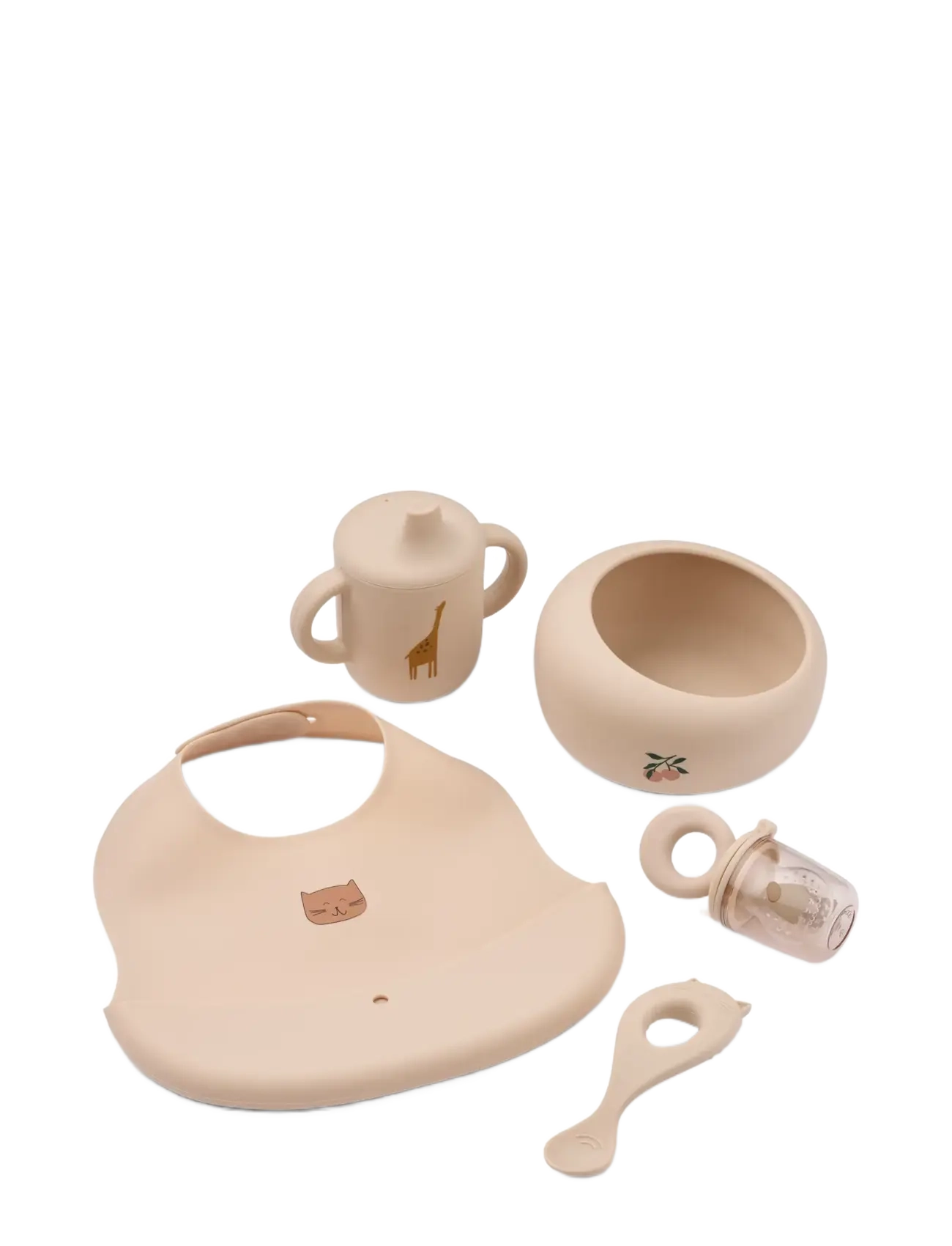 Liewood Mileah Baby Mealtime Set, One Size, Feeding, Beige - Dinner Sets, Kinder