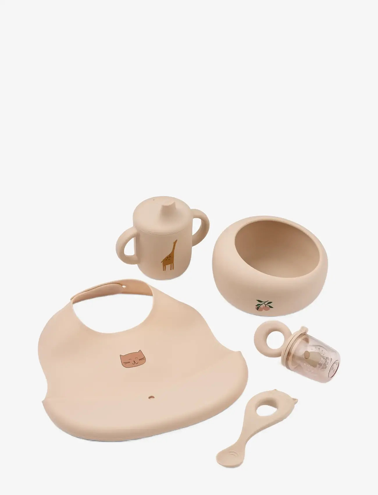 Liewood - Mileah Baby Mealtime Set - serveringssæt - apple blossom - 0