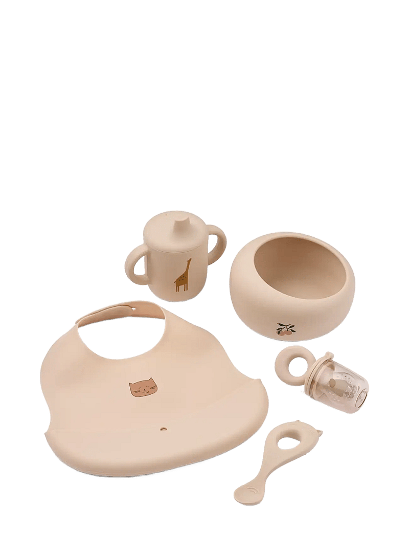 Liewood - Mileah Baby Mealtime Set - serveringssæt - apple blossom - 0