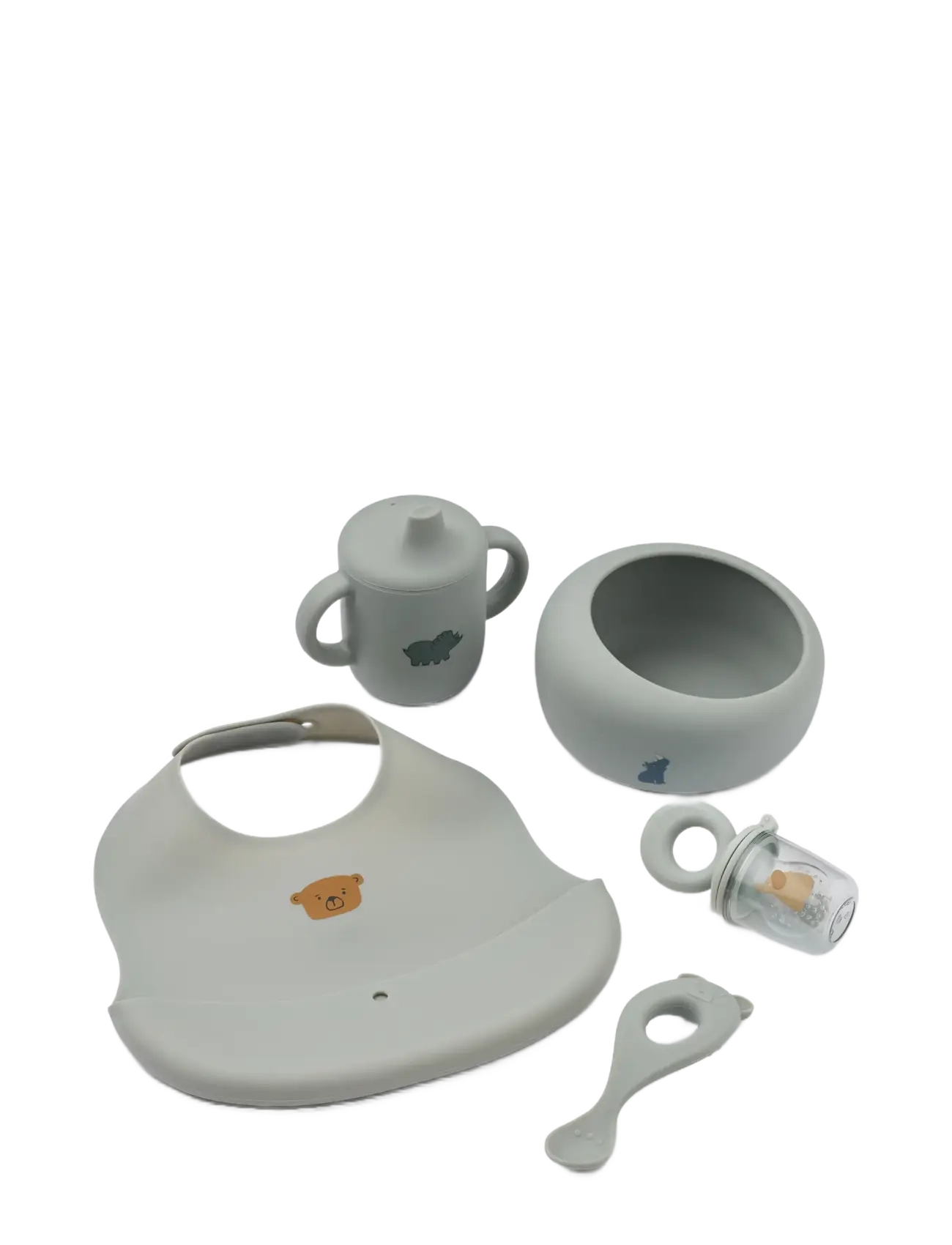 Liewood Mileah Baby Mealtime Set, One Size, Feeding, Blau - Dinner Sets, Kinder