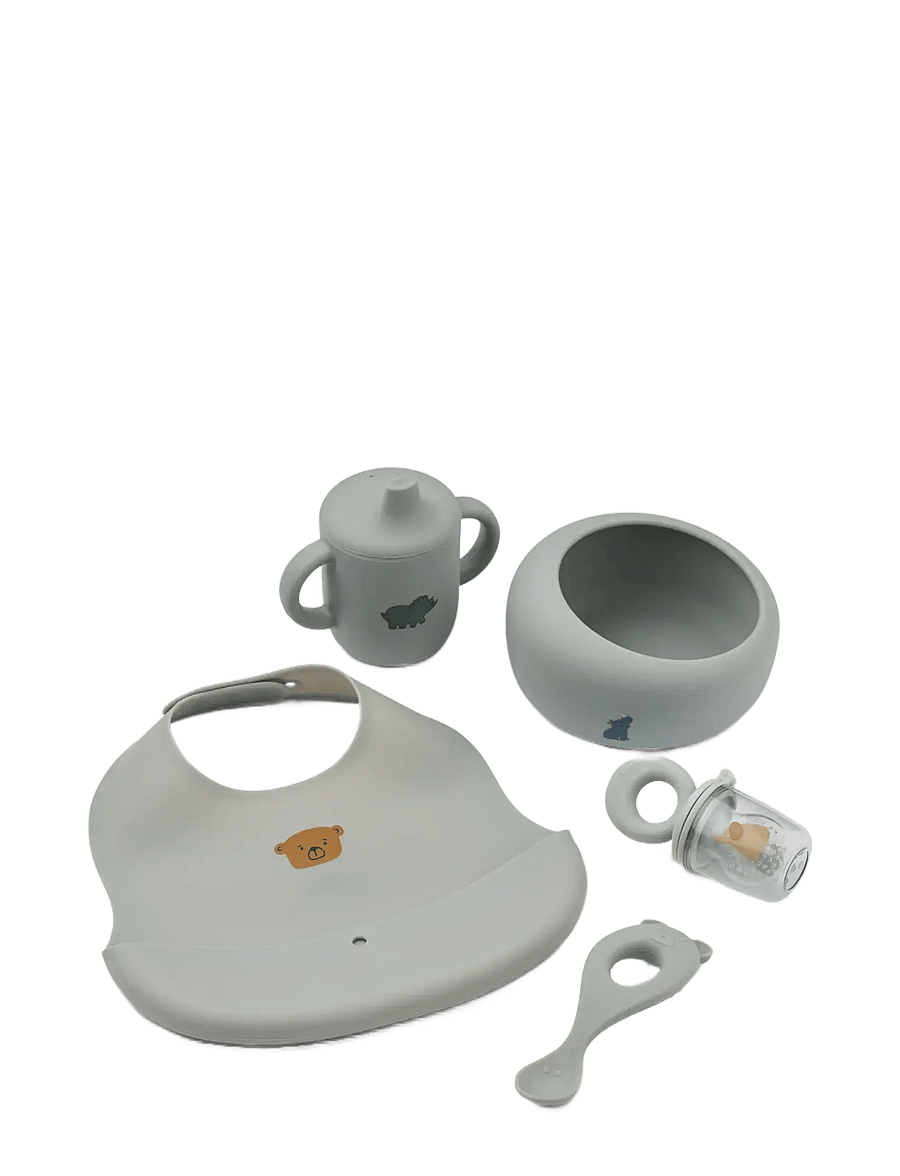 Liewood - Mileah Baby Mealtime Set - essgeschirr - dove blue - 0