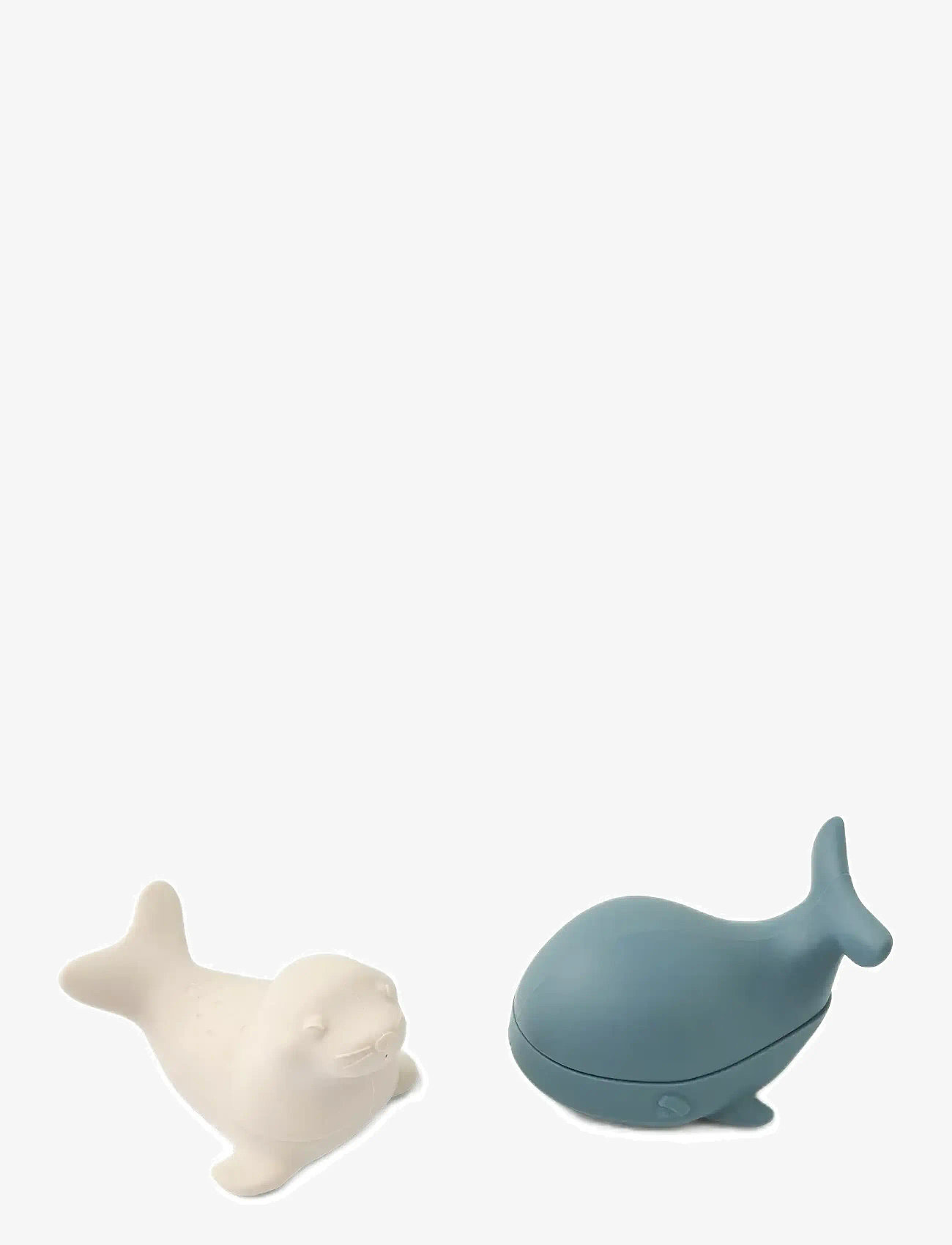 Liewood - Duncan Arctic Silicone Bath Toys - bath toys - whale blue / sandy - 0