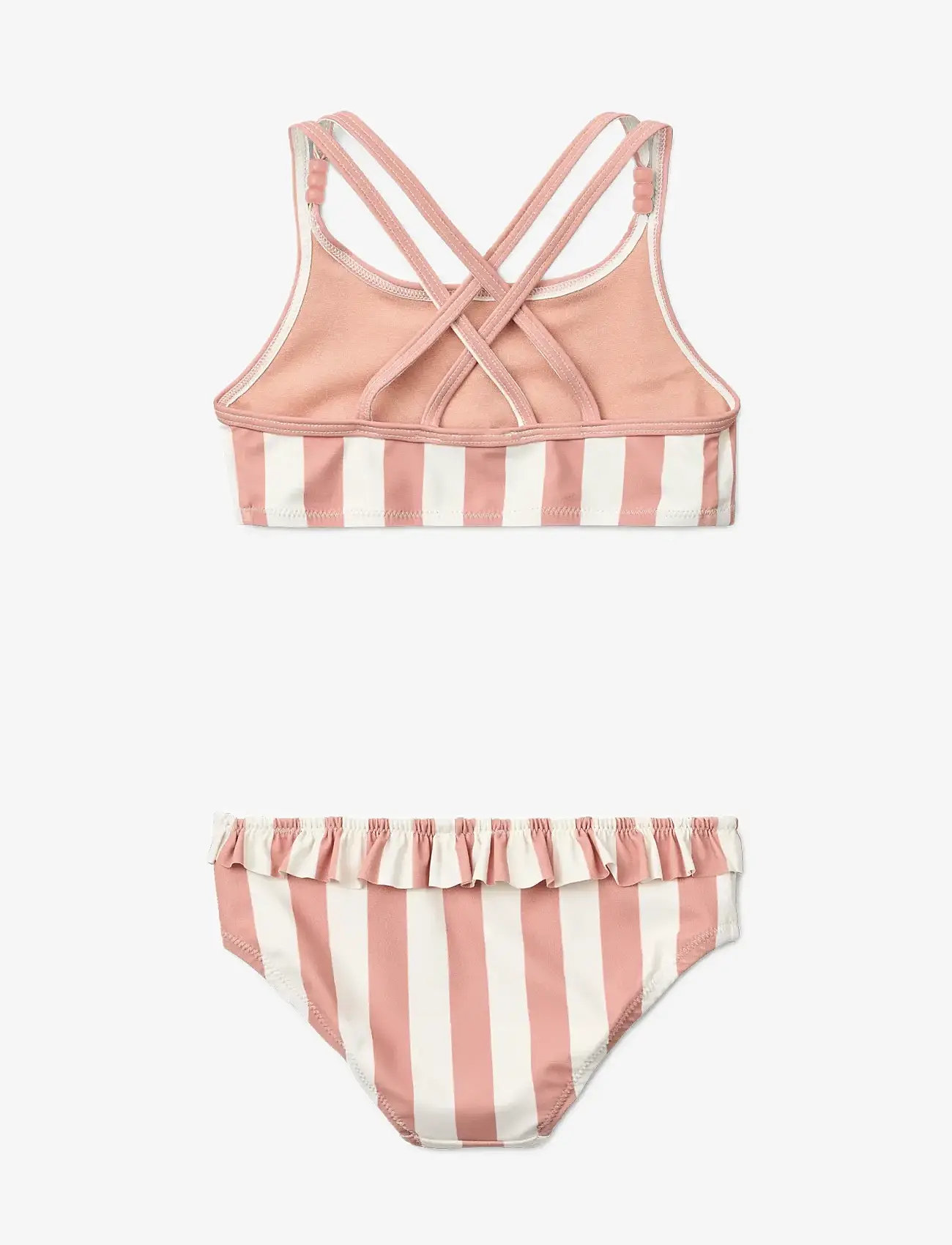 Liewood - Belle Stripe Bikini - bikinier - coral blush / creme de la creme stripe - 2