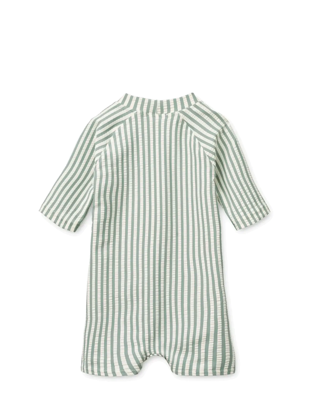 Liewood - Thor Seersucker Baby Swim Jumpsuit - uv-tøj - peppermint / sandy - 1