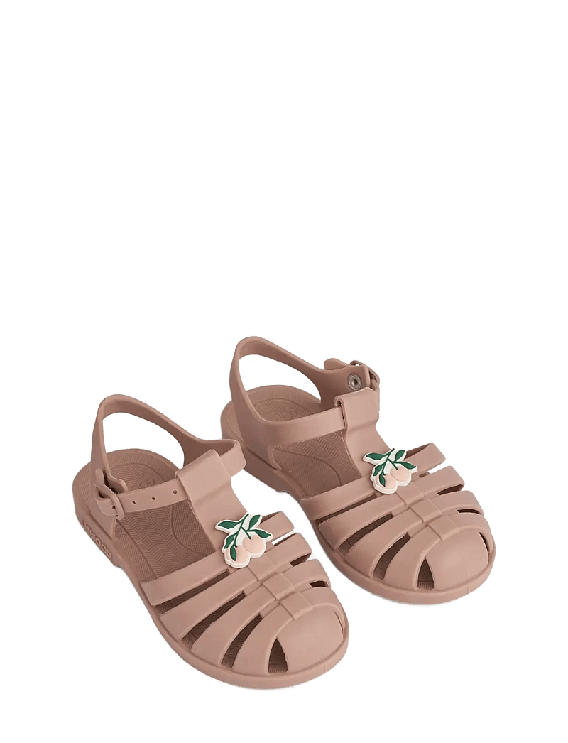 Liewood - Bre Sandals with Charms - water shoes - peach / dark rose - 1