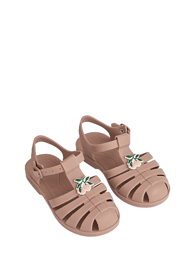 Liewood Bre Sandals with Charms - Plätud ja Veejalatsid - PEACH / DARK ROSE / pink/rose