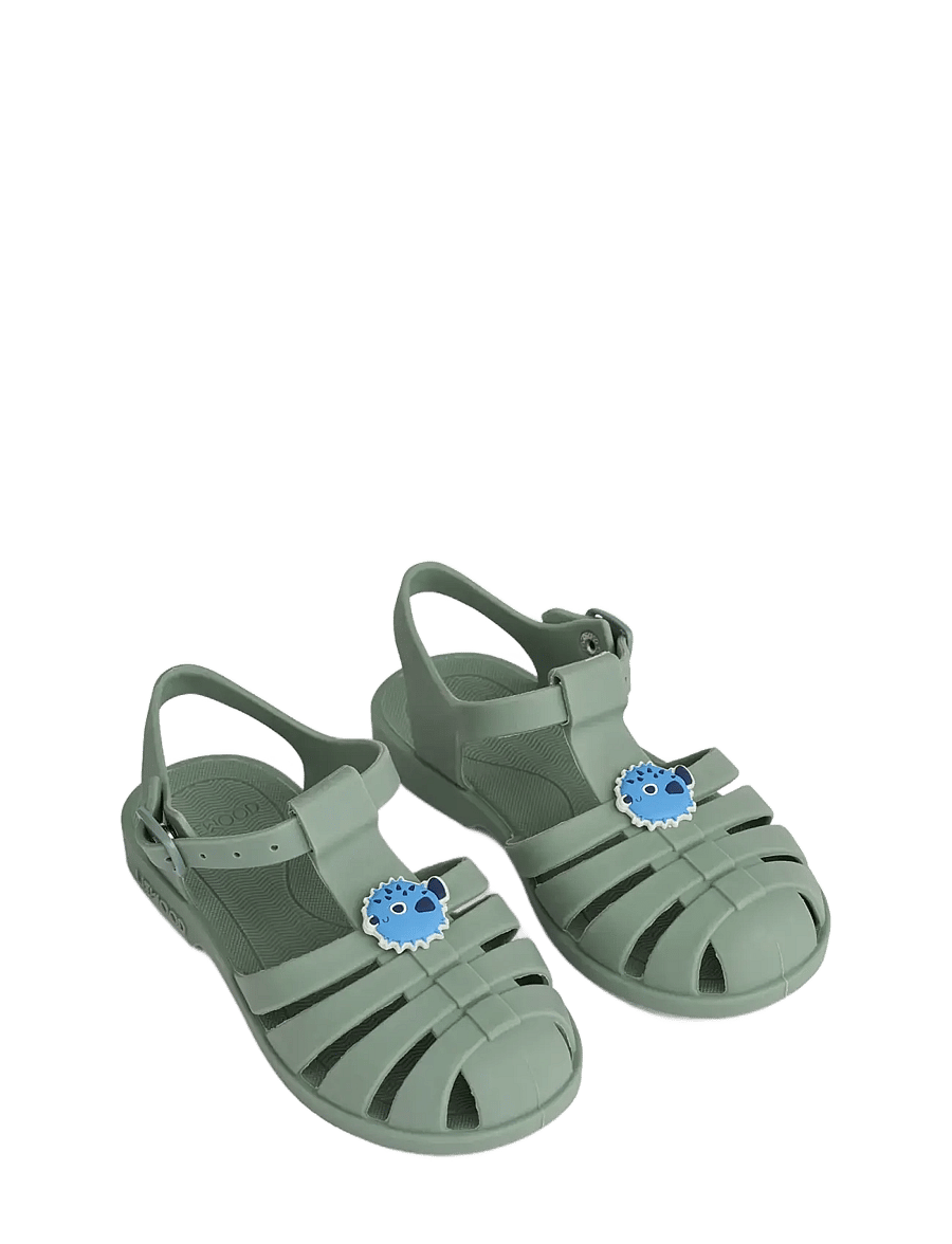 Liewood - Bre Sandals with Charms - water shoes - puffer / peppermint - 1