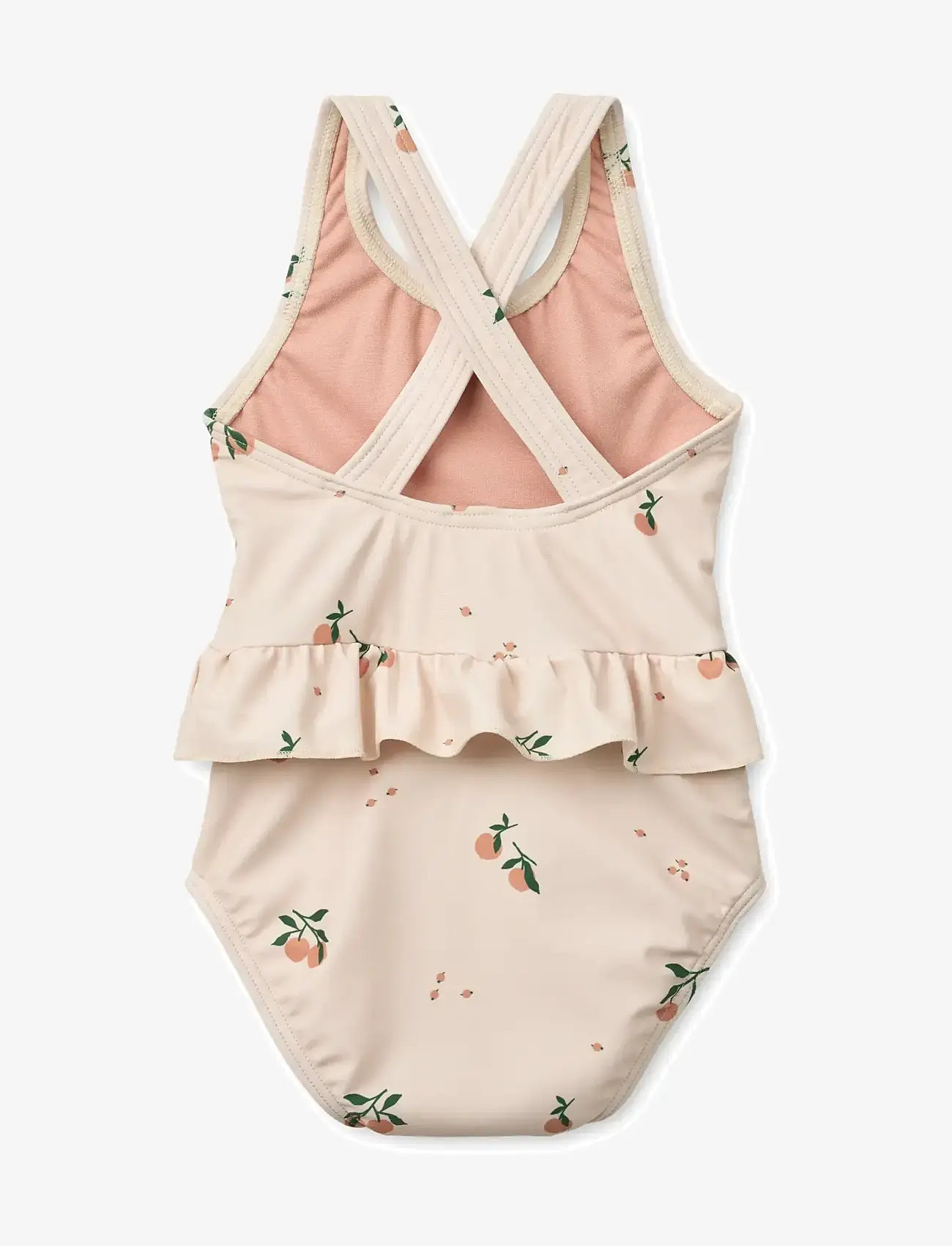 Liewood - Amara Baby Printed Swimsuit - badedragter - peach / sea shell - 2