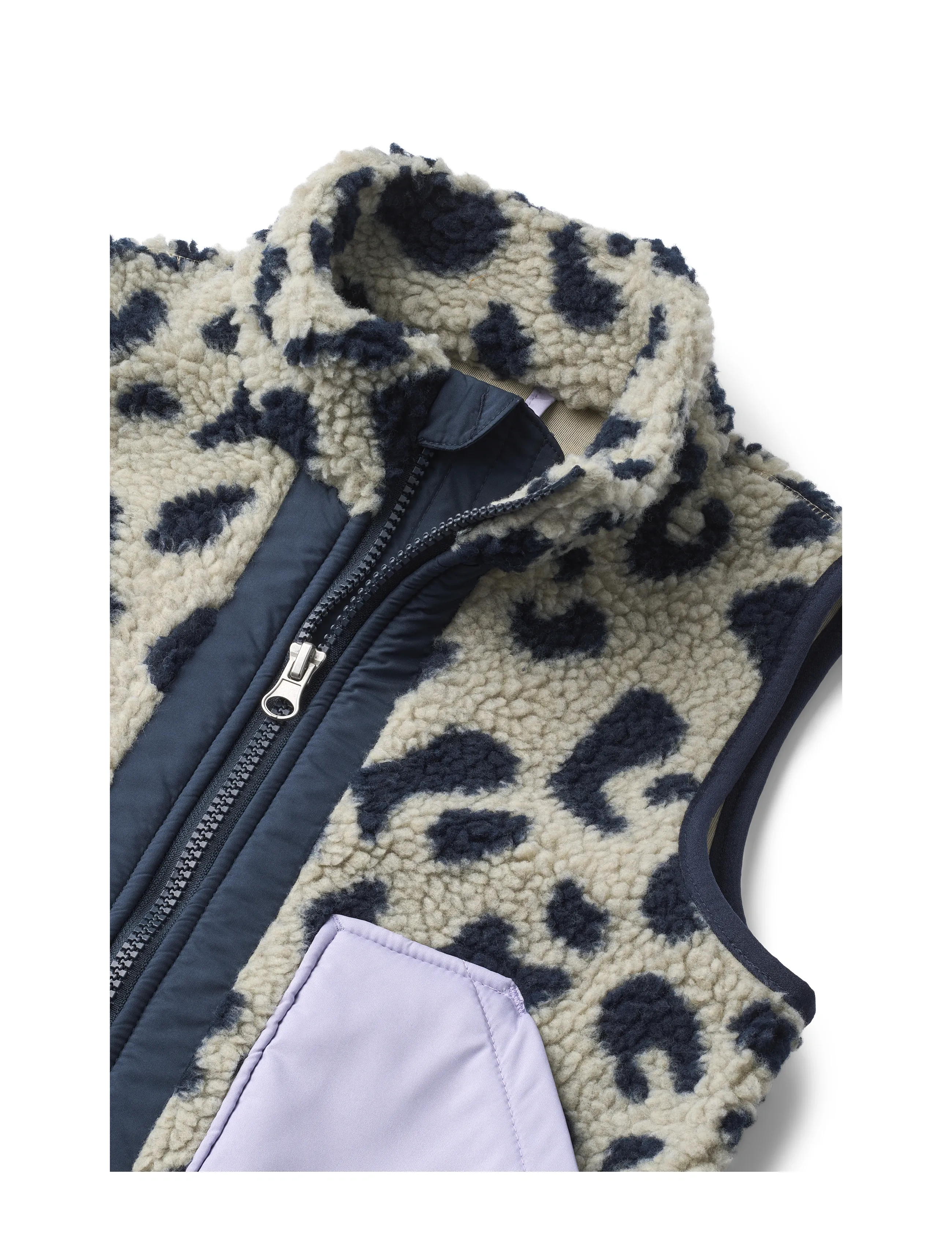 Liewood - Noam Pile Vest - mega leo / mist mix - 2