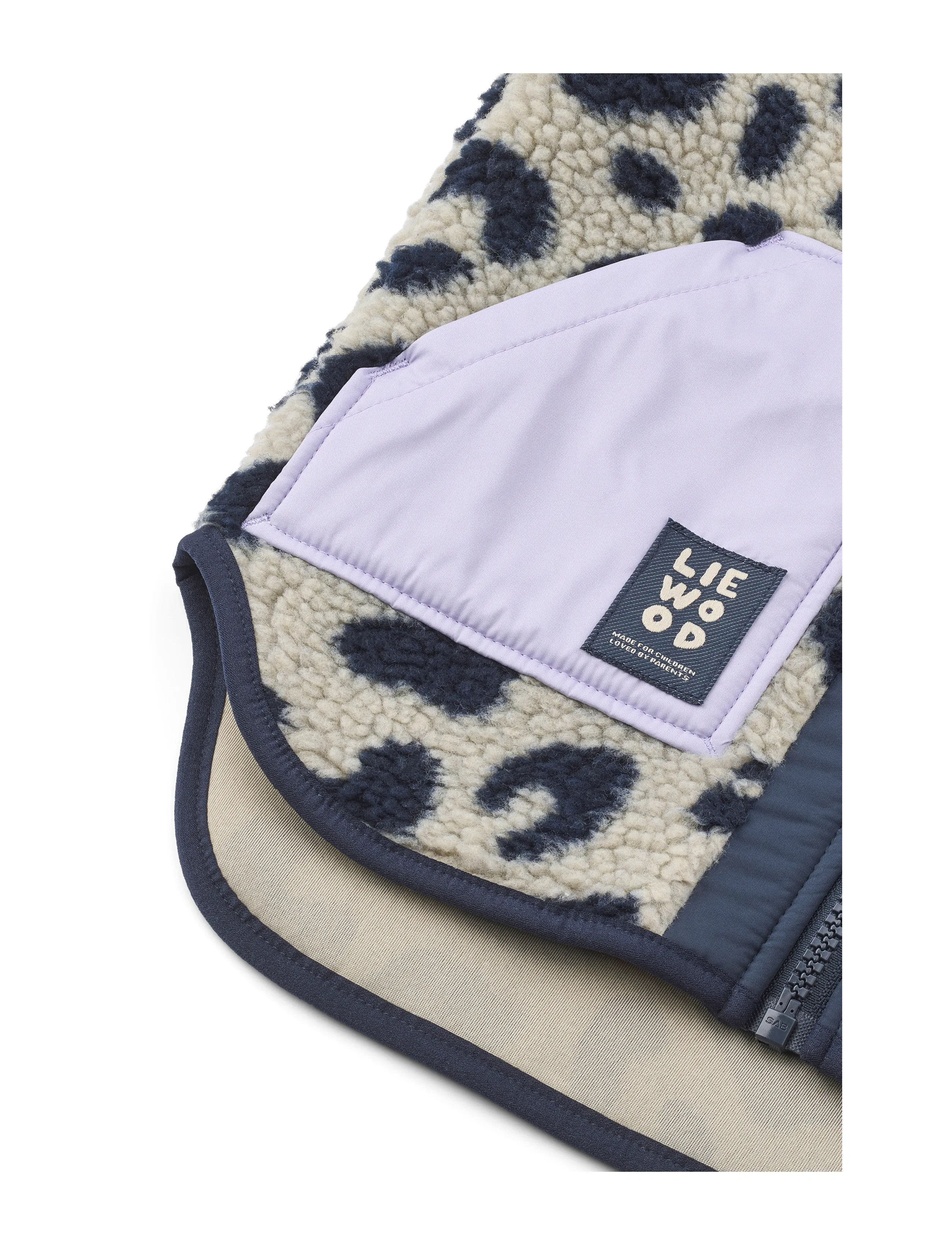 Liewood - Noam Pile Vest - mega leo / mist mix - 3