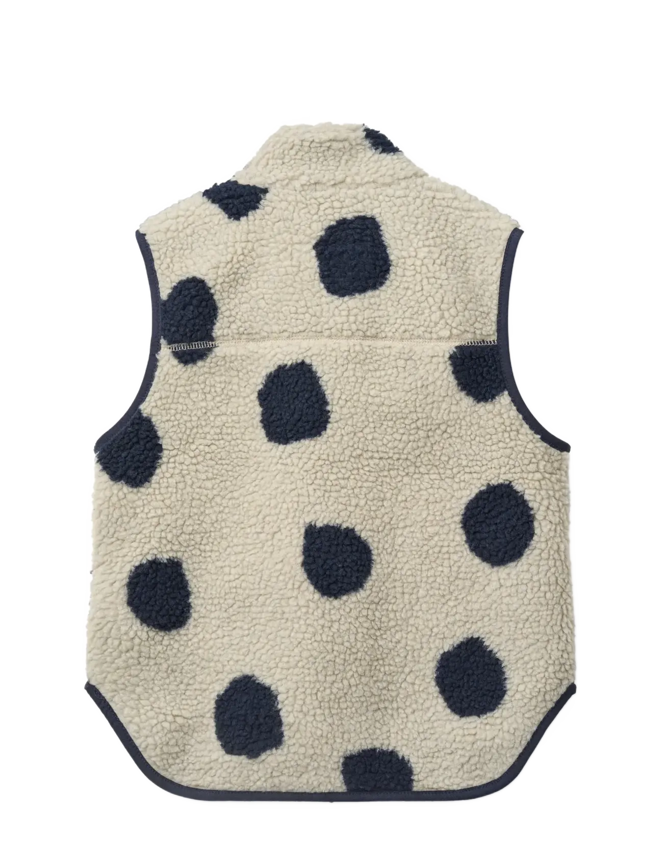 Liewood - Noam Pile Vest - spot dots / mist - 1