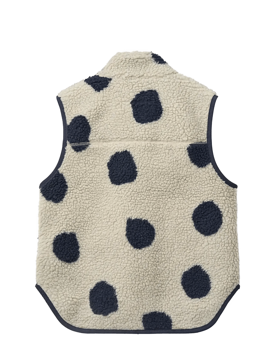 Liewood - Noam Pile Vest - osta vanuse järgi - spot dots / mist - 1