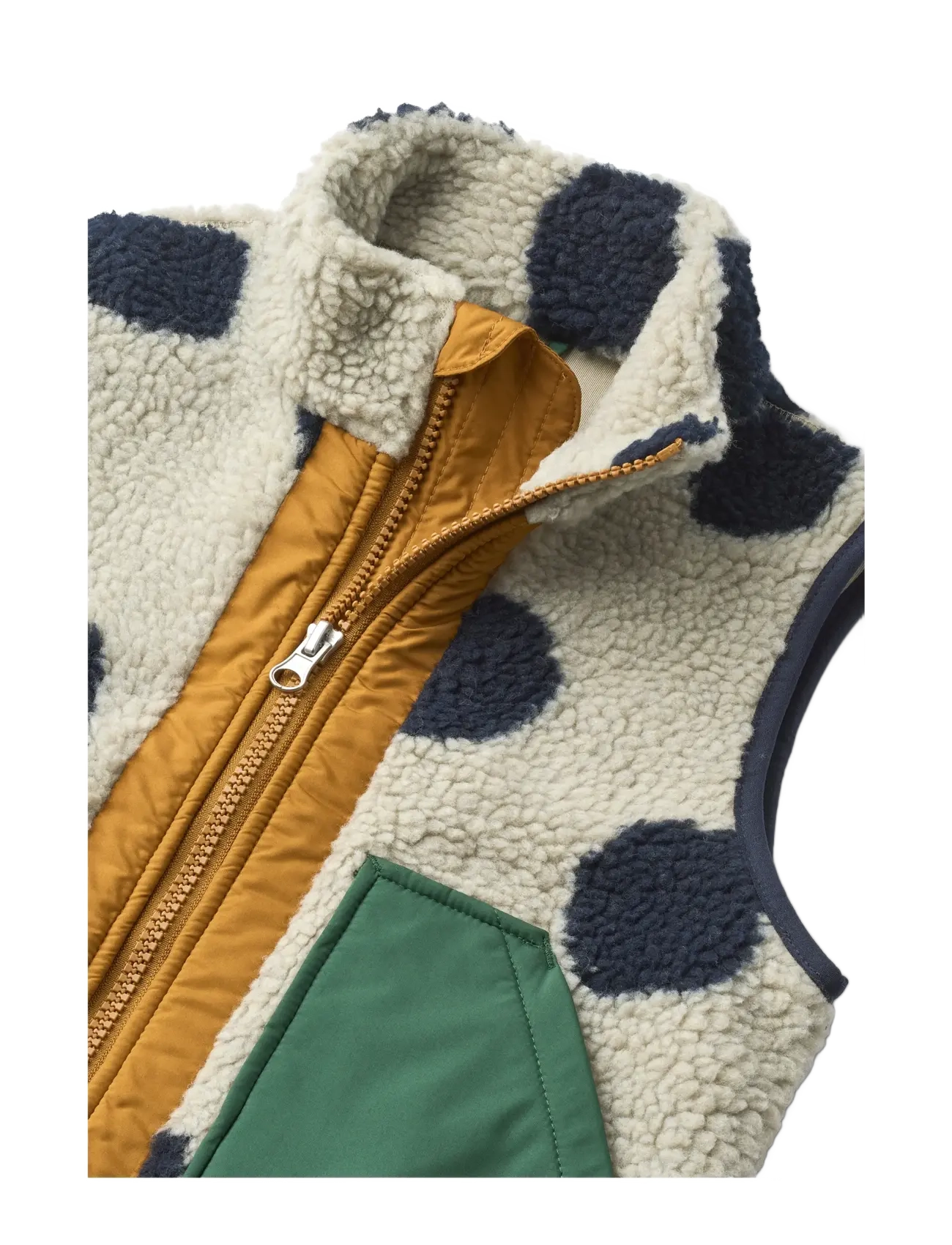 Liewood - Noam Pile Vest - osta vanuse järgi - spot dots / mist - 2