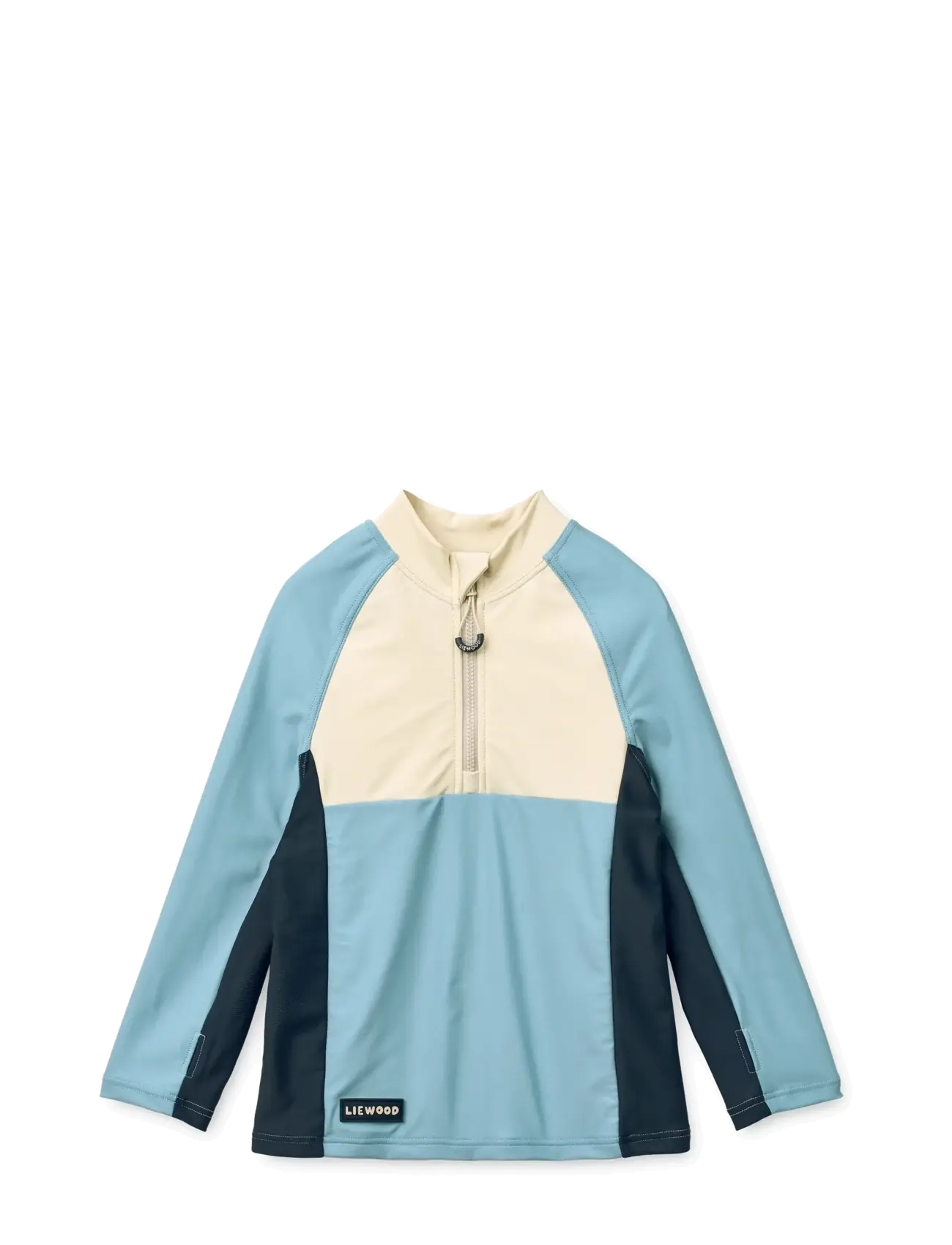 Liewood - Oluf Swim Tee - swim tops - beach blue mix - 1