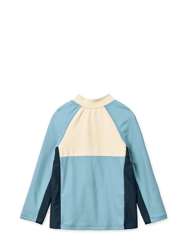 Liewood - Oluf Swim Tee - badeoverdele - beach blue mix - 2