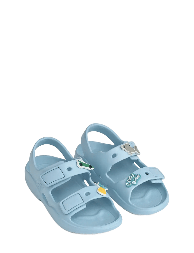 Liewood - Lilo Sandals with Charms - sandaler - beach blue - 1