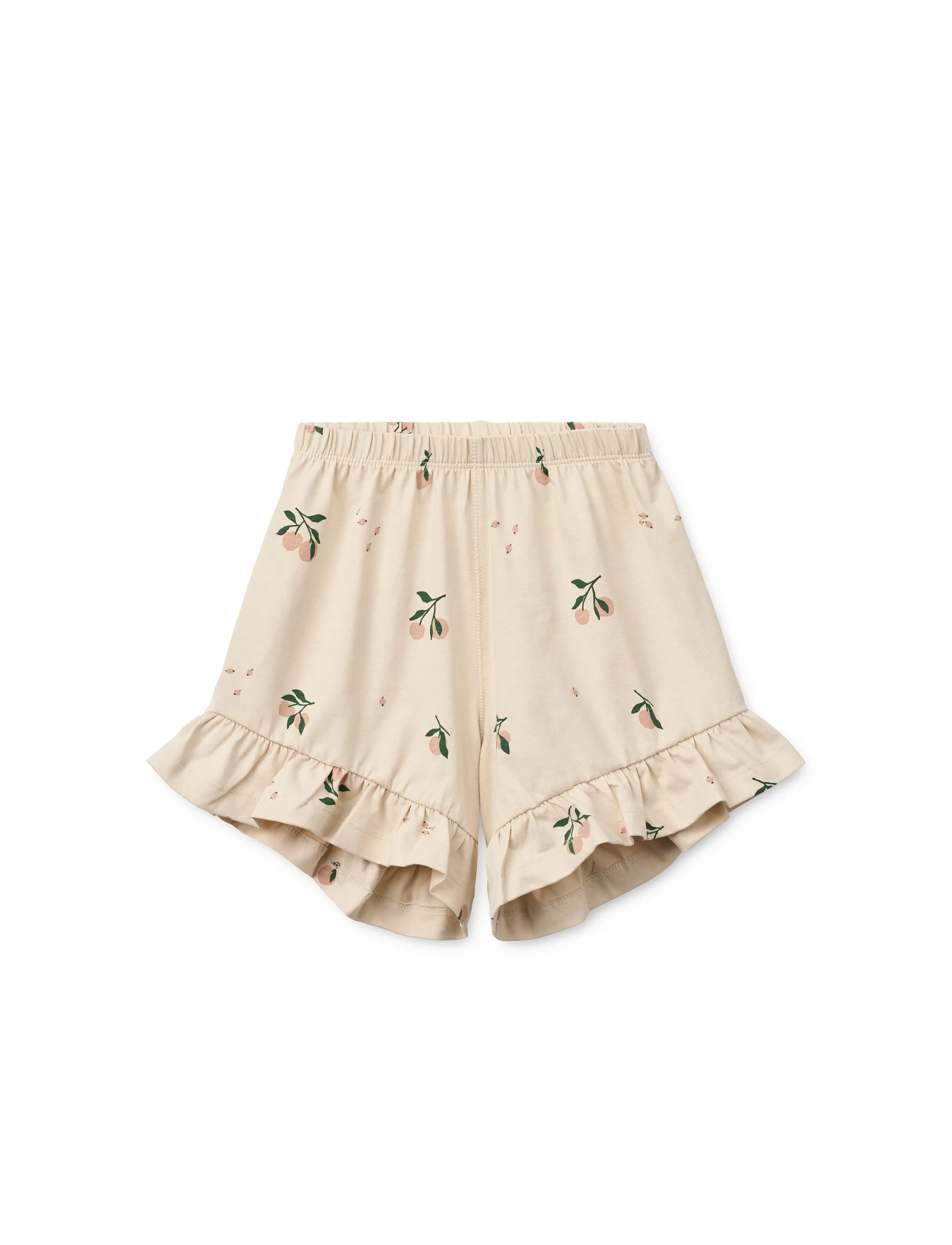 Liewood - Ilford Set with Frills - setit, joissa lyhythihainen t-paita - peach mini / sea shell - 3